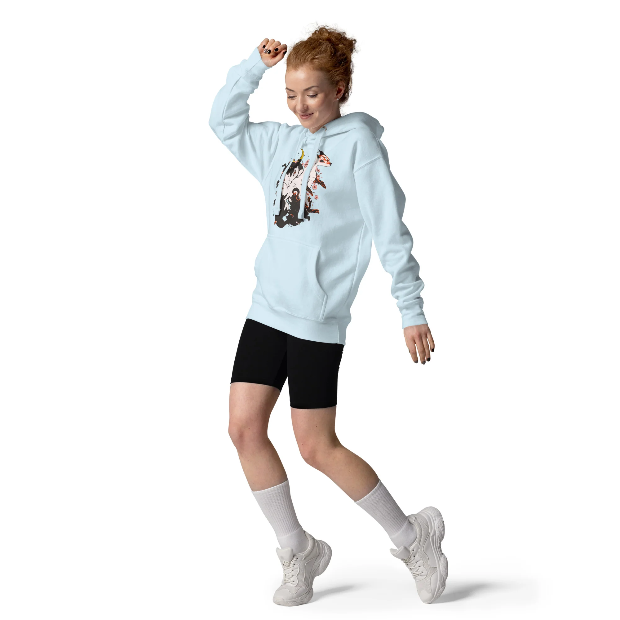 Kitsune, Unisex Hoodie - Image 5