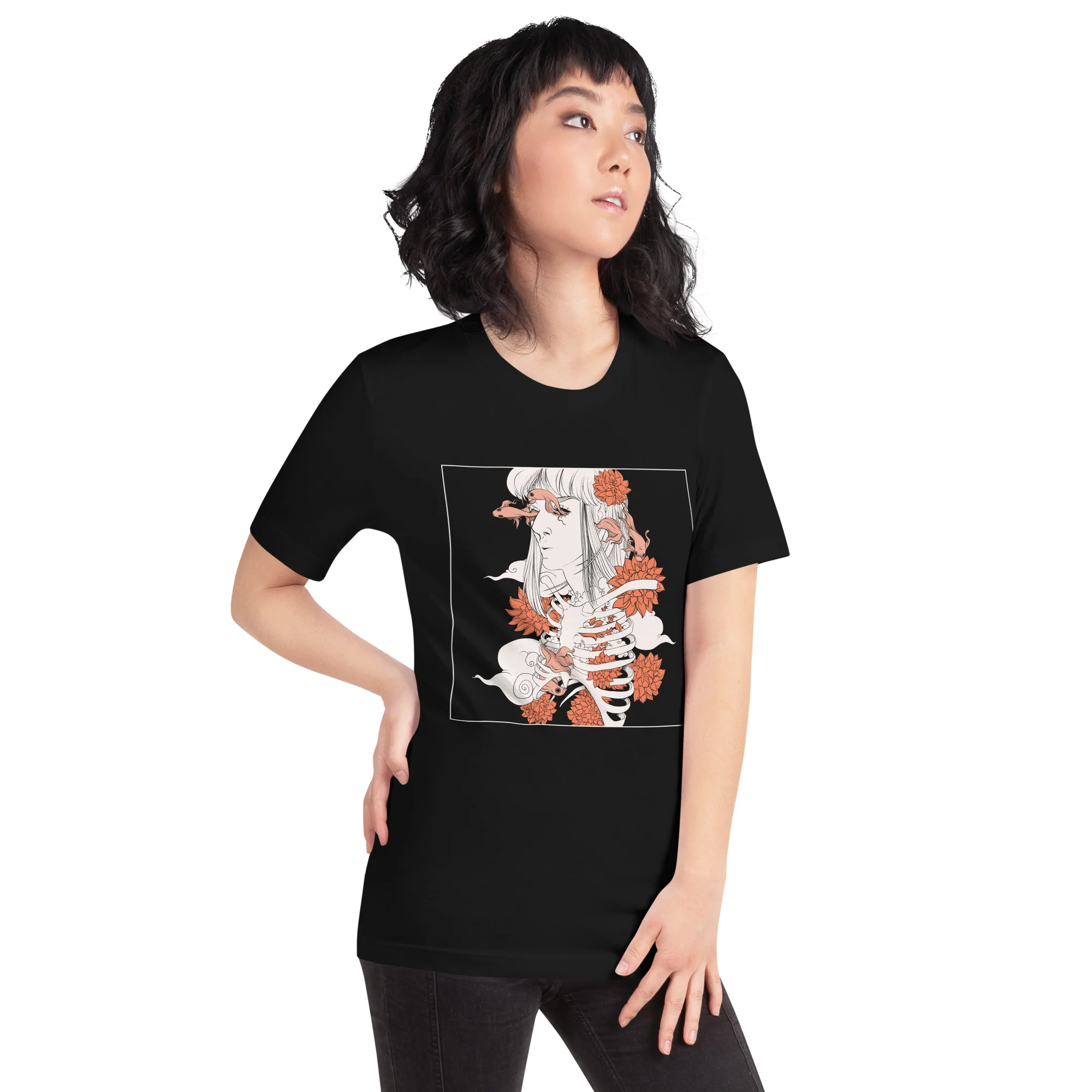 Betta Fish Woman, Unisex T-Shirt - Image 2
