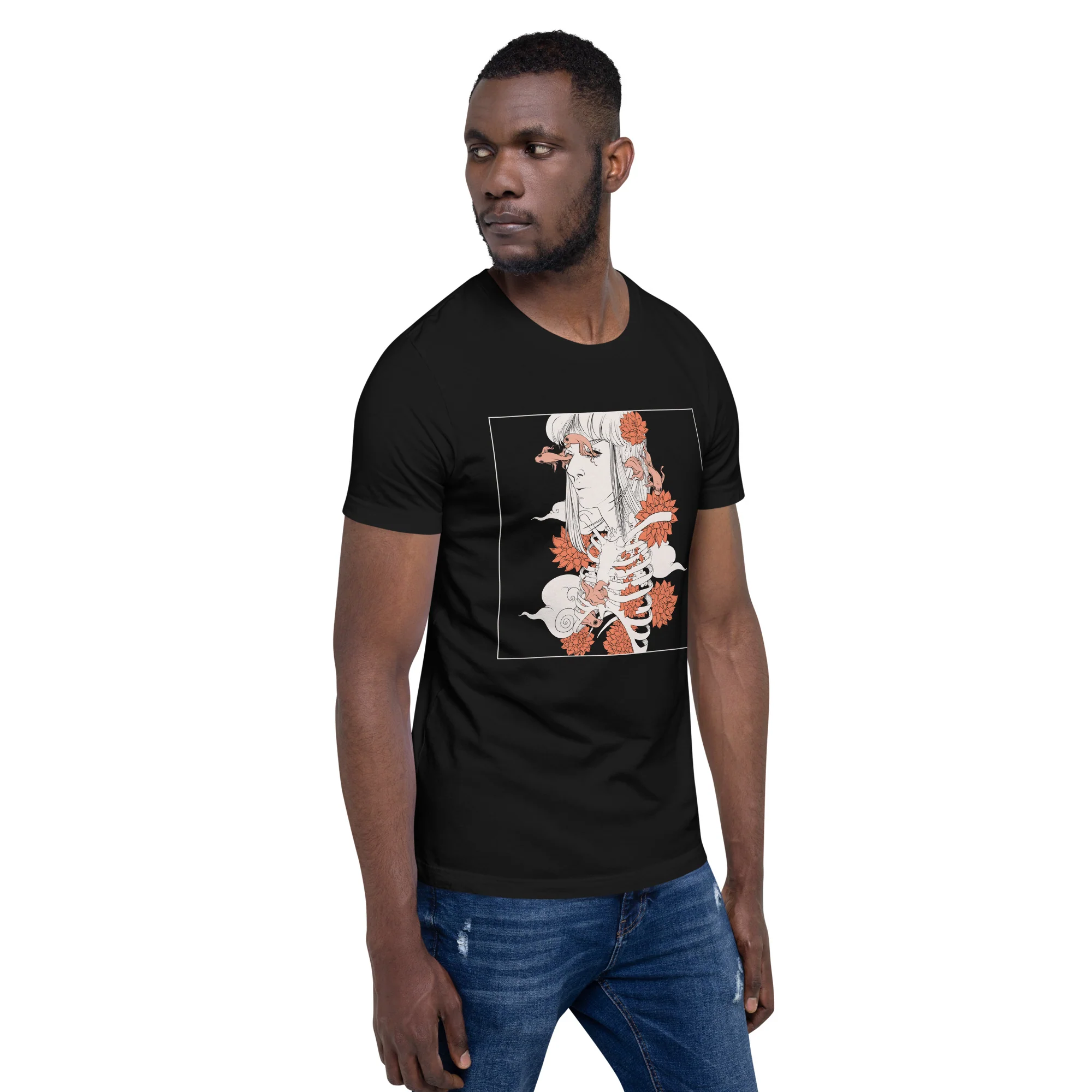 Betta Fish Woman, Unisex T-Shirt - Image 3