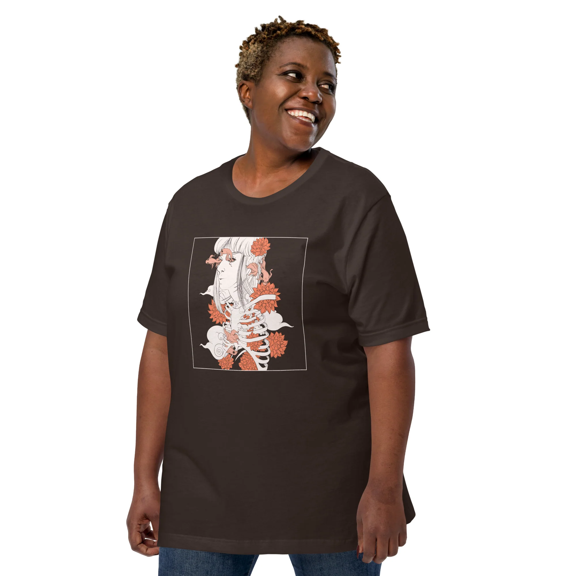 Betta Fish Woman, Unisex T-Shirt - Image 6