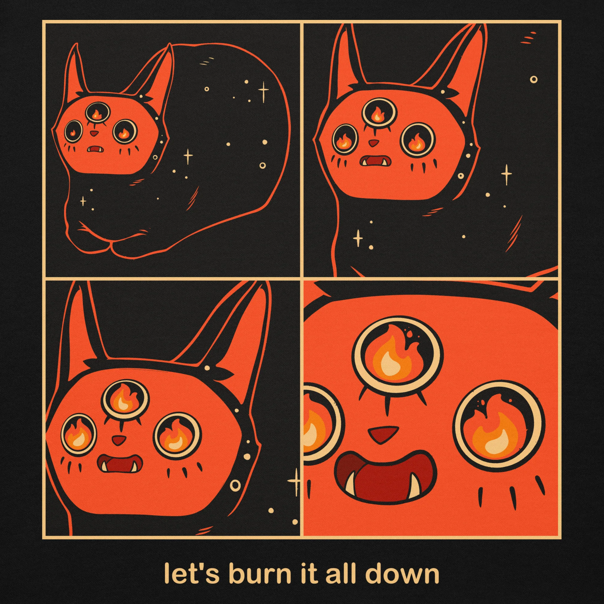 Let It Burn Orion, Unisex Hoodie - Image 2