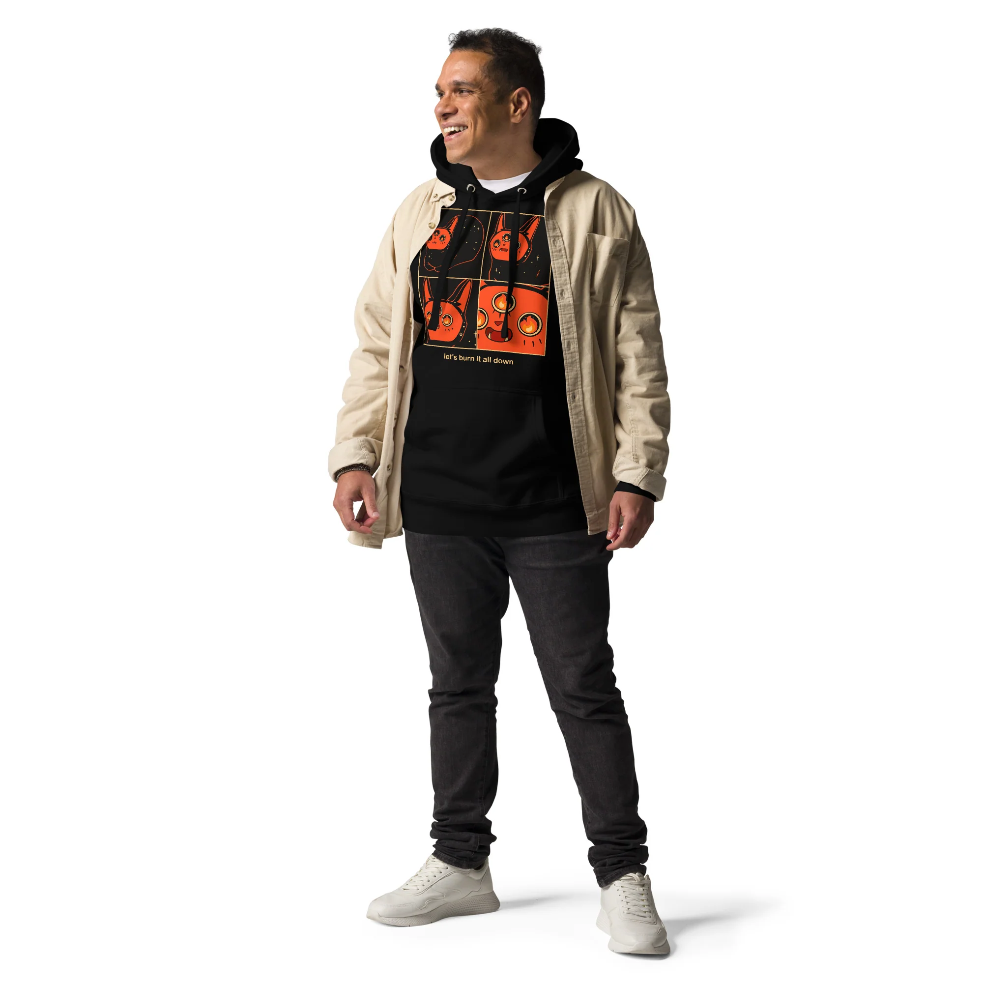 Let It Burn Orion, Unisex Hoodie - Image 3