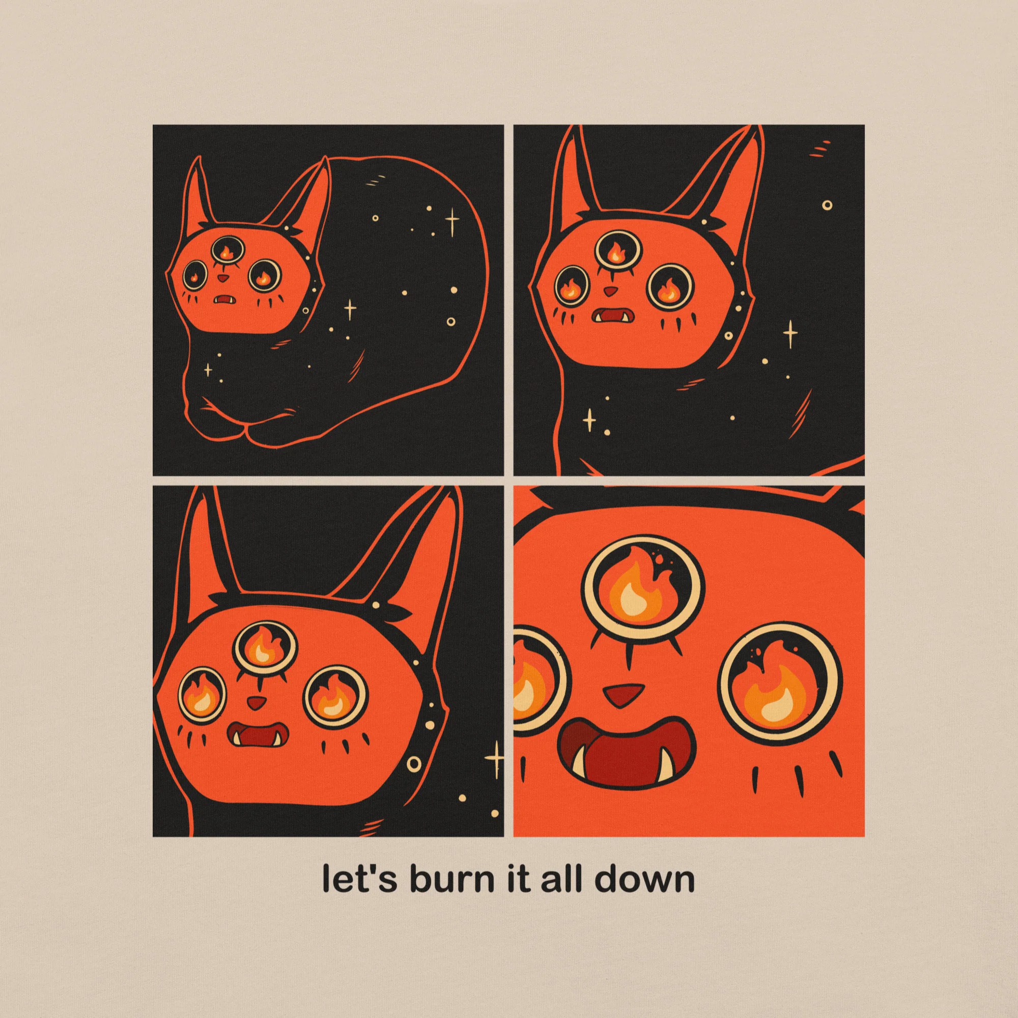 Let It Burn Orion, Unisex T-Shirt - Image 3