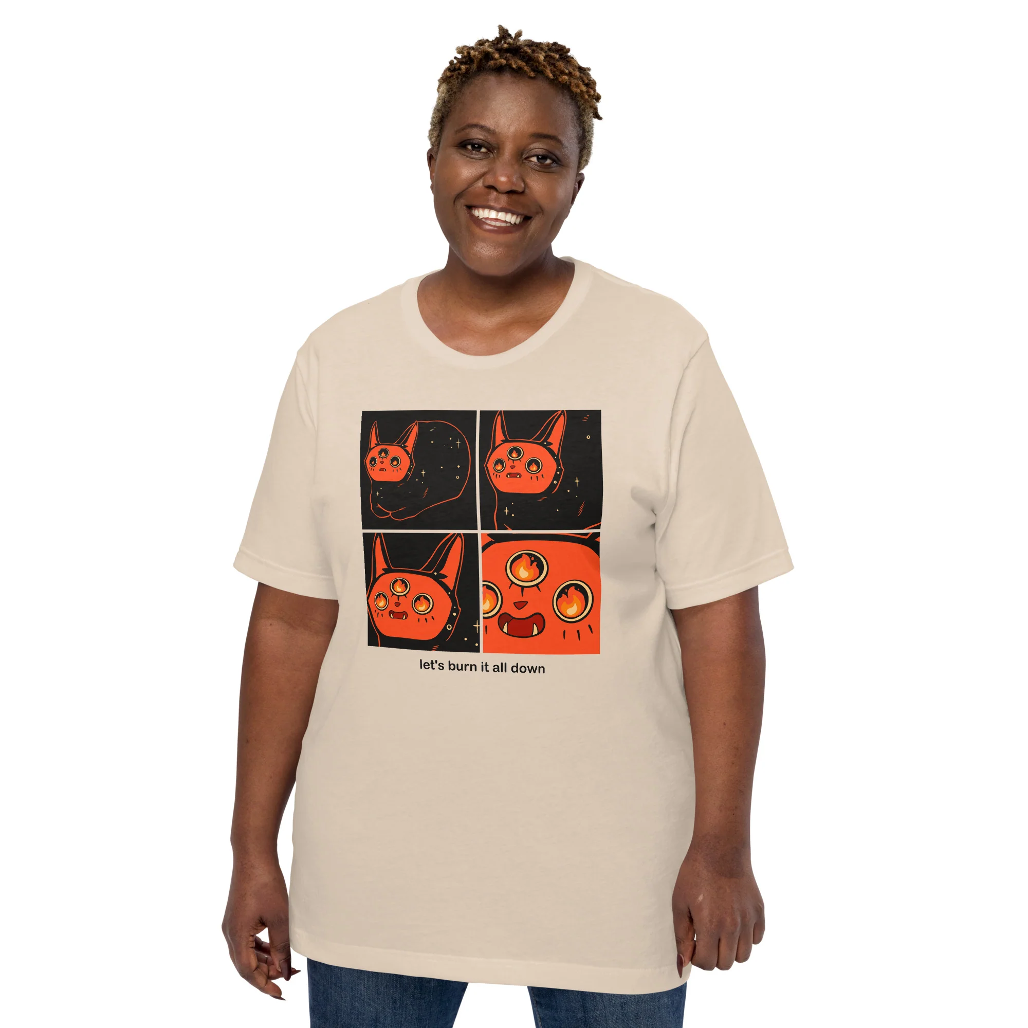 Let It Burn Orion, Unisex T-Shirt - Image 4