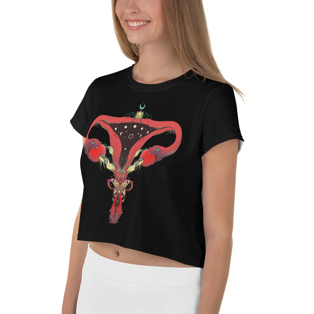 Lilith, Sublimation Crop Top - Image 3