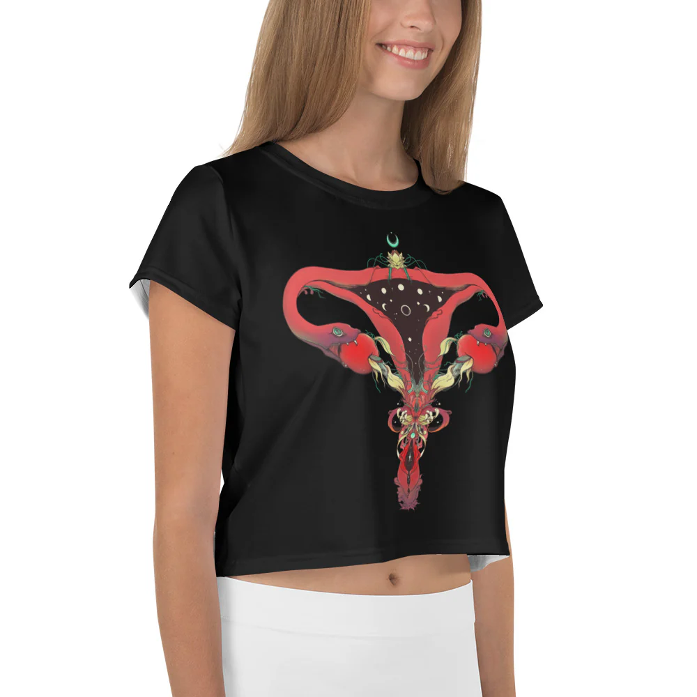 Lilith, Sublimation Crop Top - Image 4