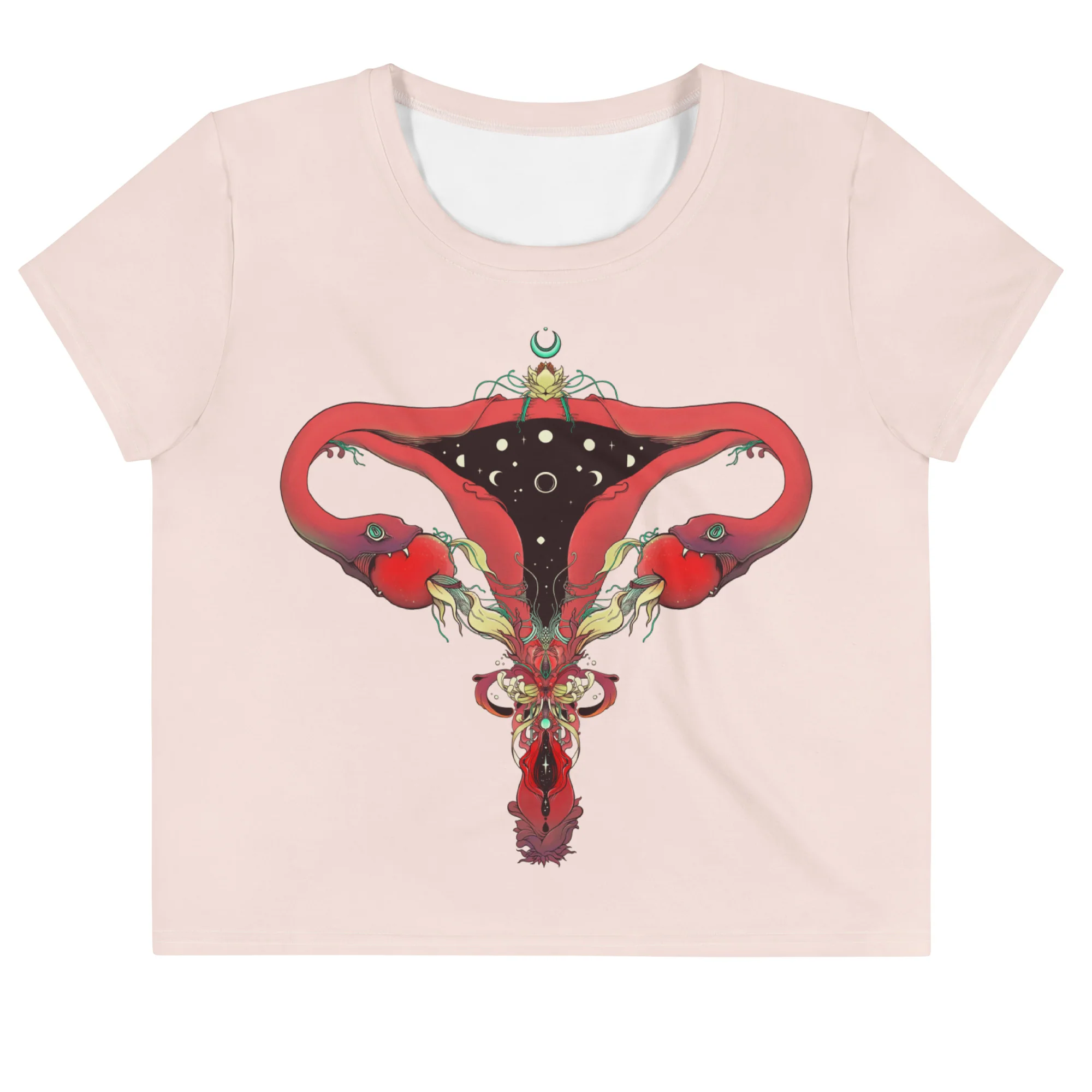 Lilith, Sublimation Crop Top