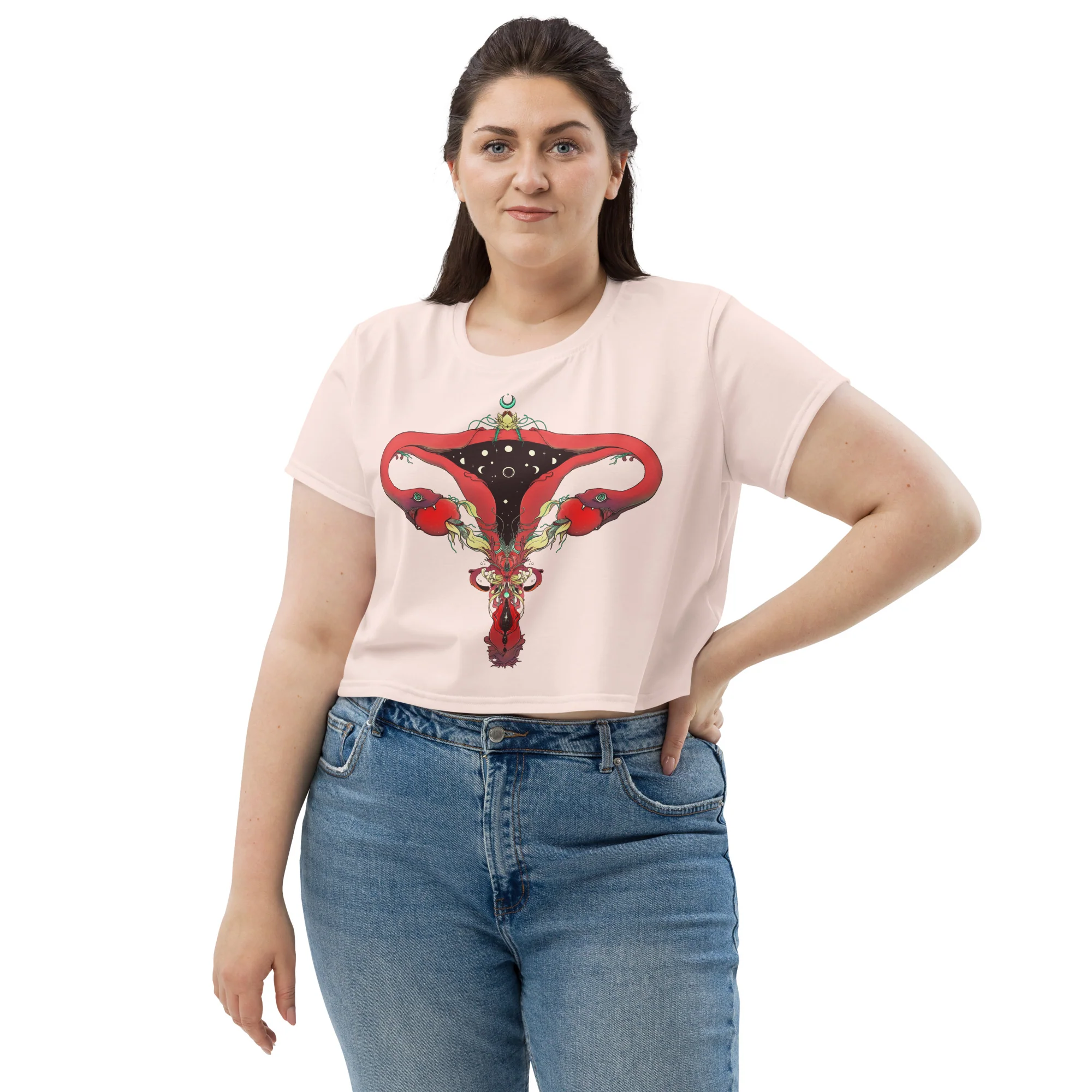 Lilith, Sublimation Crop Top - Image 3