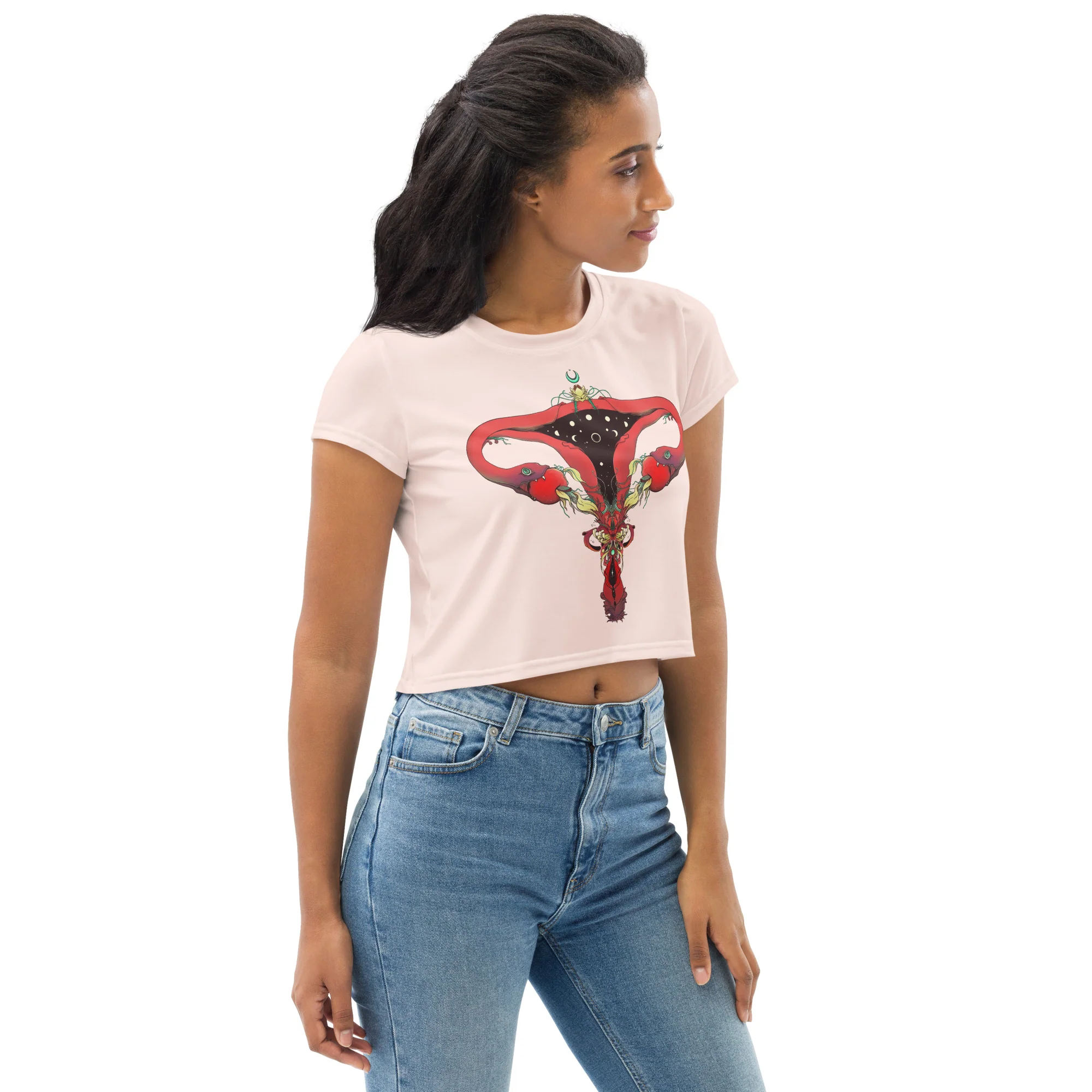 Lilith, Sublimation Crop Top - Image 4