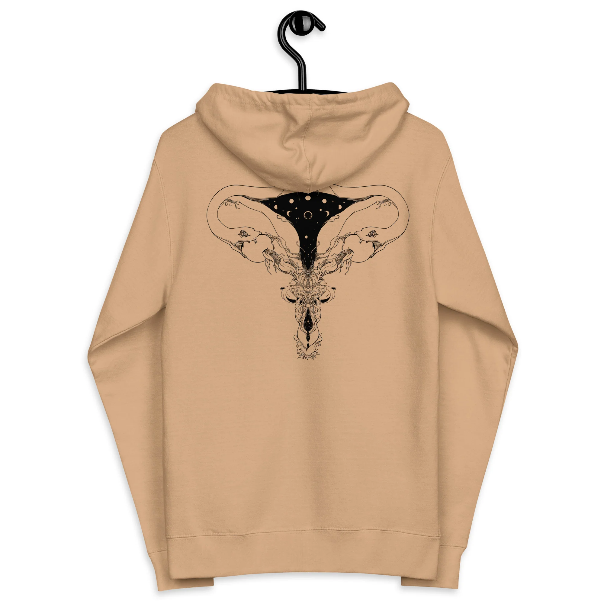 Lilith, Unisex Fleece Zip-Up Hoodie - Image 4