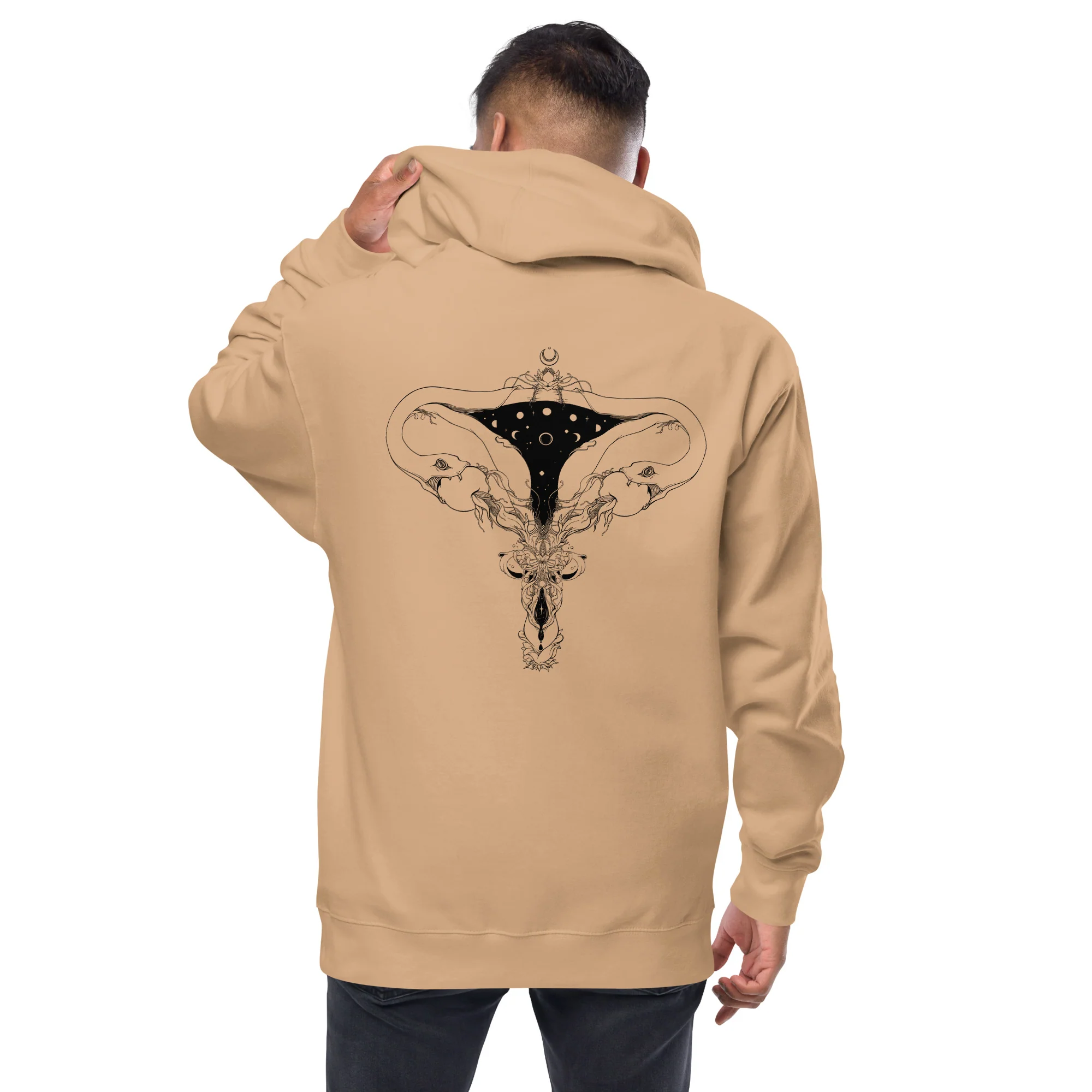 Lilith, Unisex Fleece Zip-Up Hoodie - Image 5