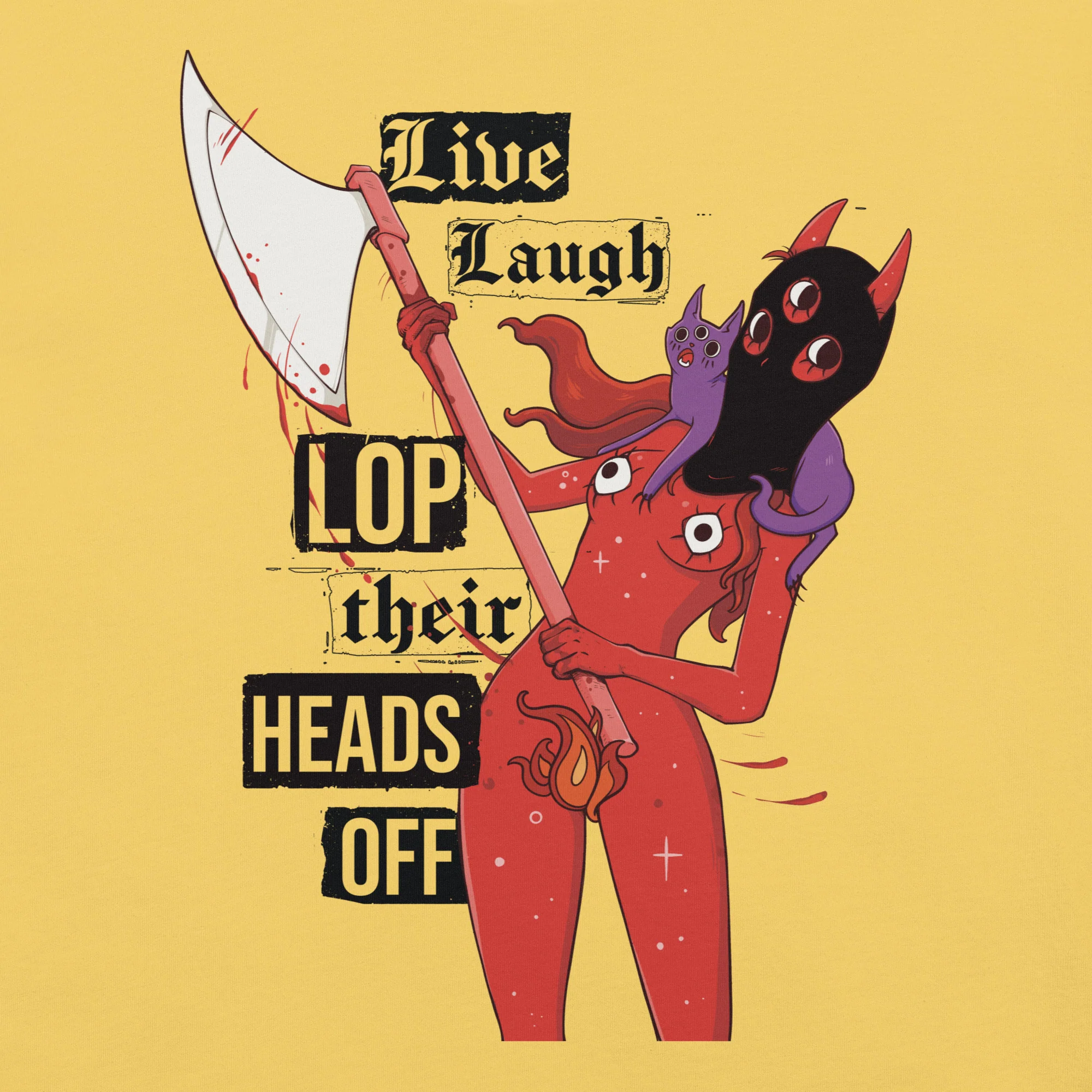 Live Laugh Lop, Unisex T-Shirt - Image 2