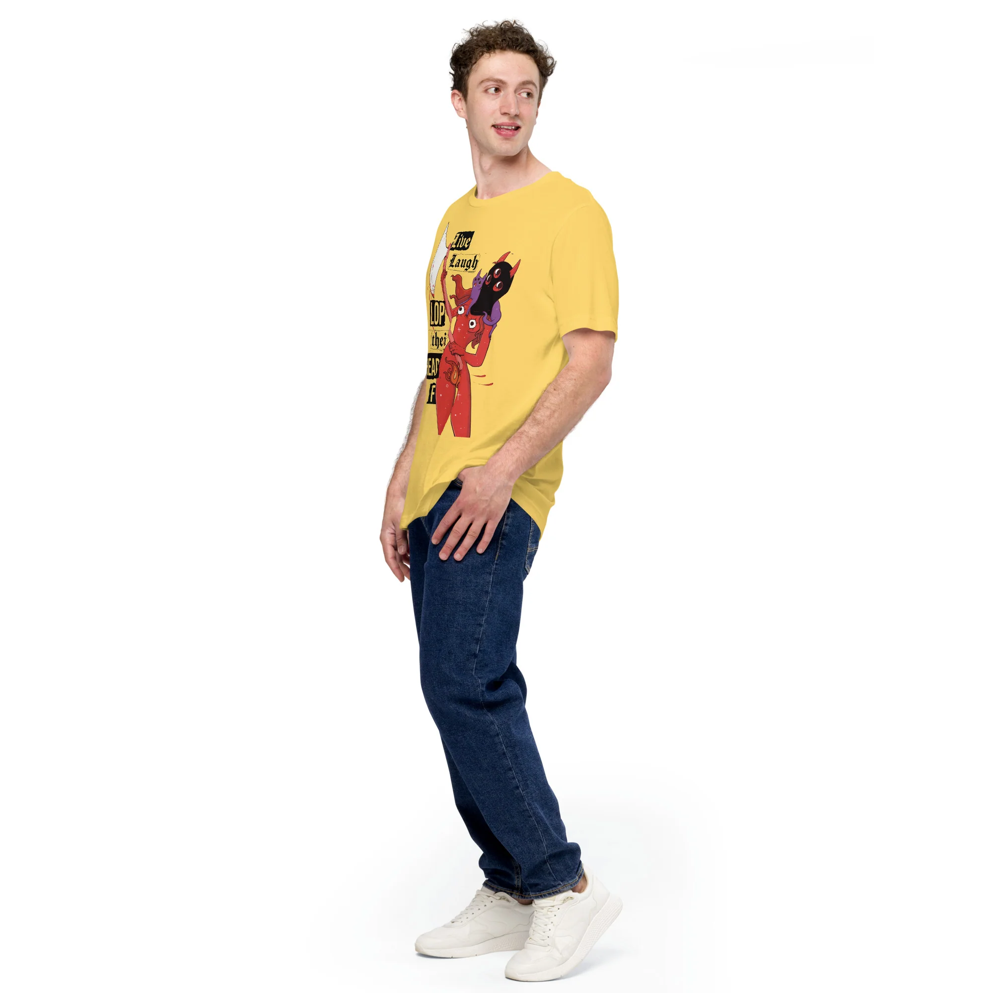 Live Laugh Lop, Unisex T-Shirt - Image 3