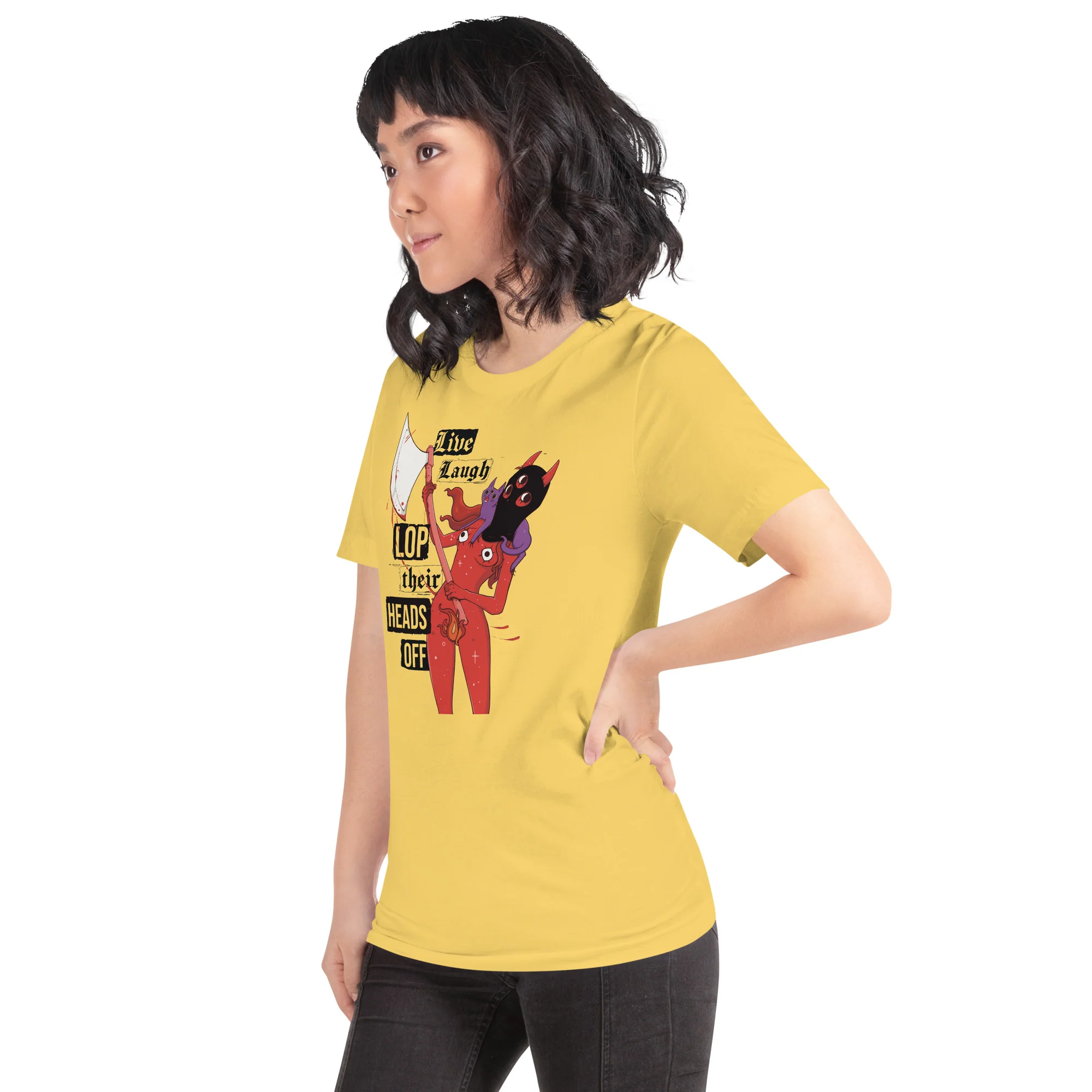 Live Laugh Lop, Unisex T-Shirt - Image 4