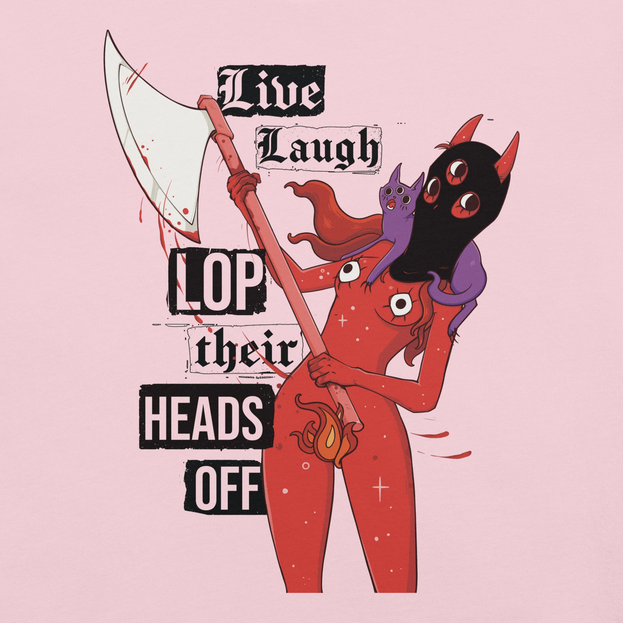Live Laugh Lop, Unisex T-Shirt - Image 2