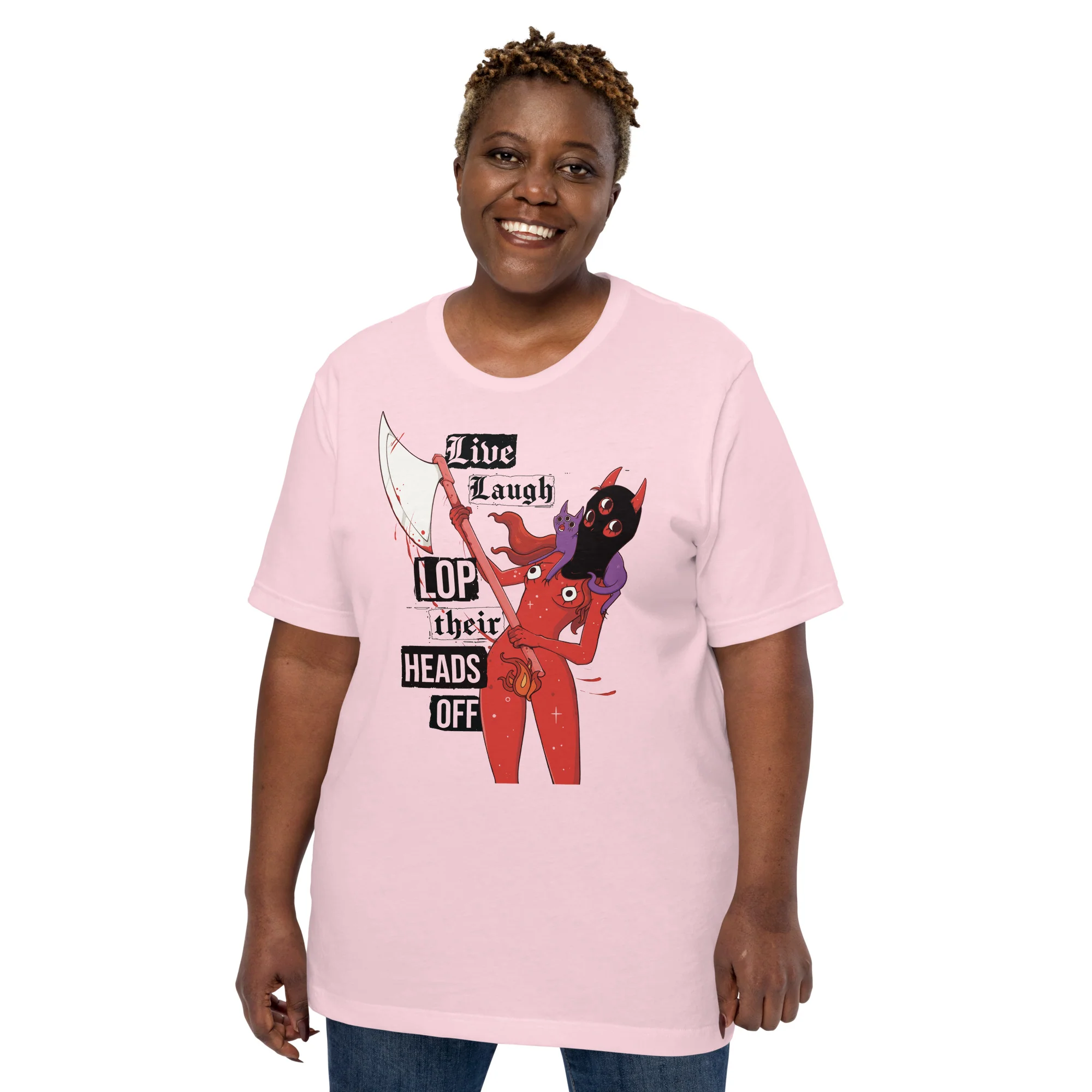 Live Laugh Lop, Unisex T-Shirt - Image 4