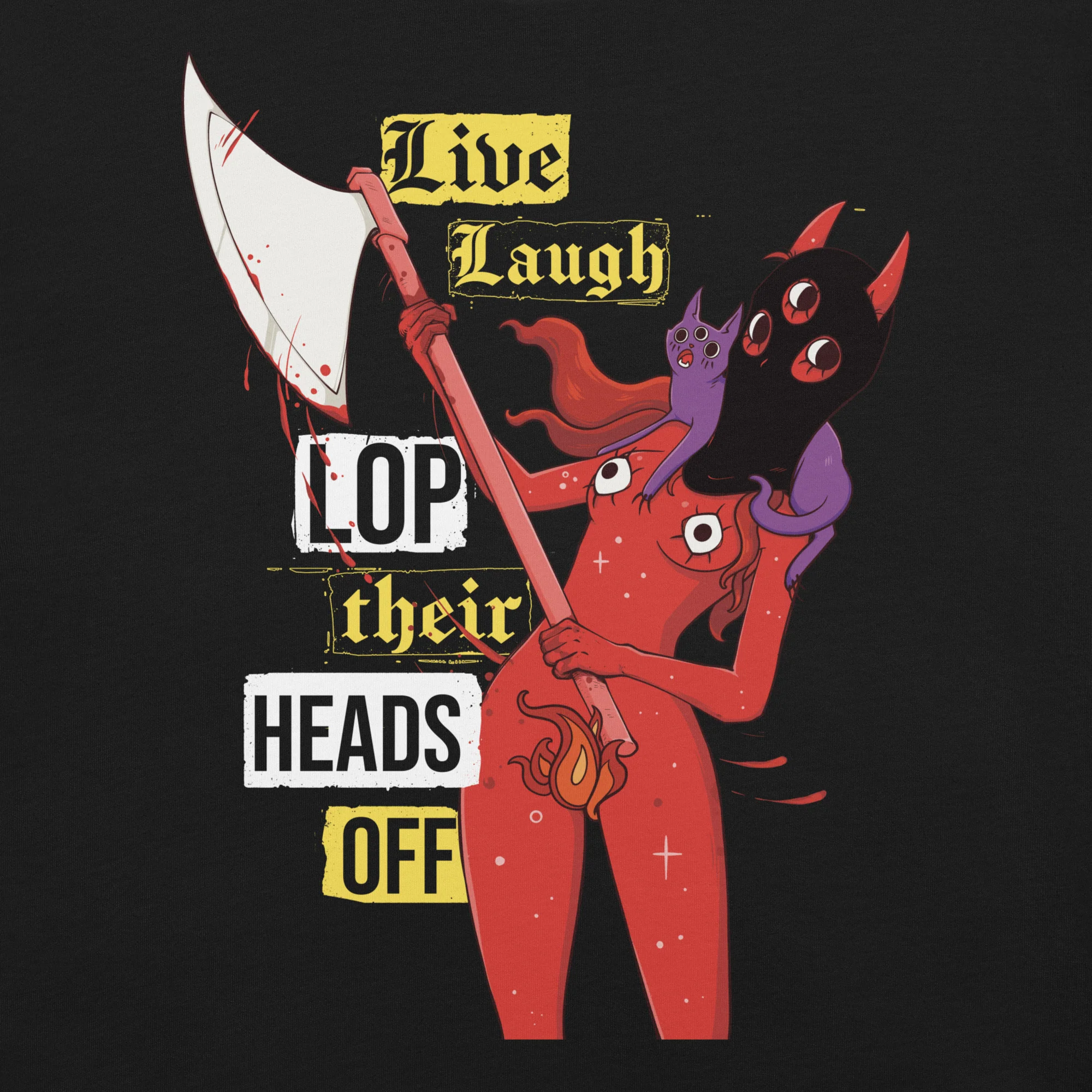 Live Laugh Lop, Unisex T-Shirt - Image 2