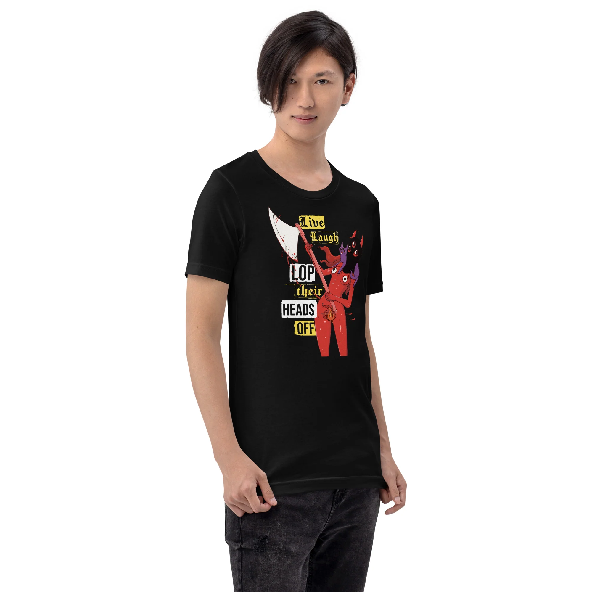Live Laugh Lop, Unisex T-Shirt - Image 3