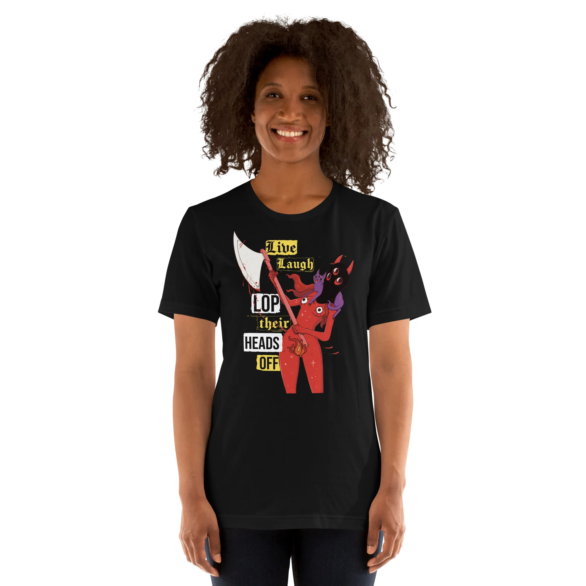 Live Laugh Lop, Unisex T-Shirt - Image 4