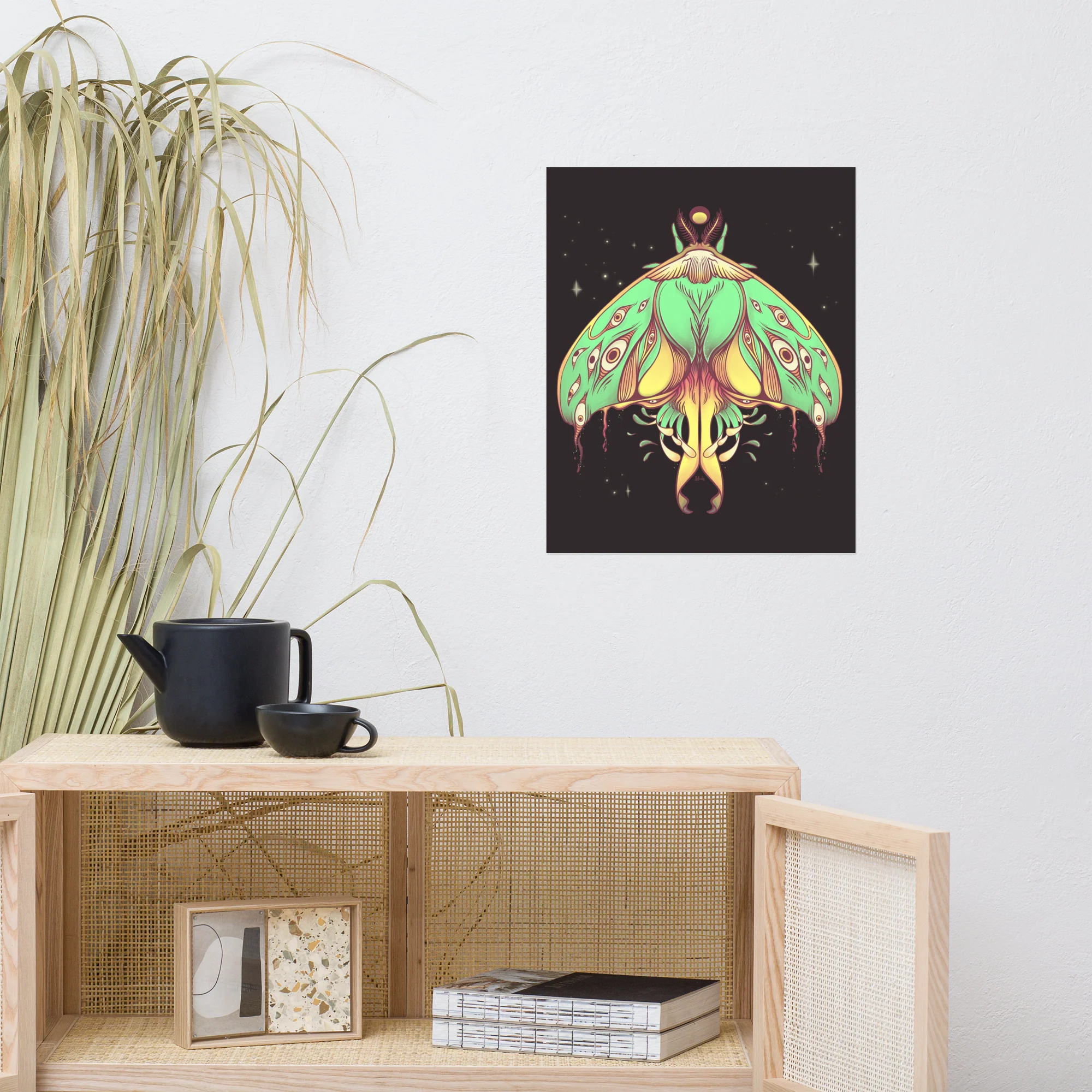 Luna Moth, Matte Art Print Poster - Image 4