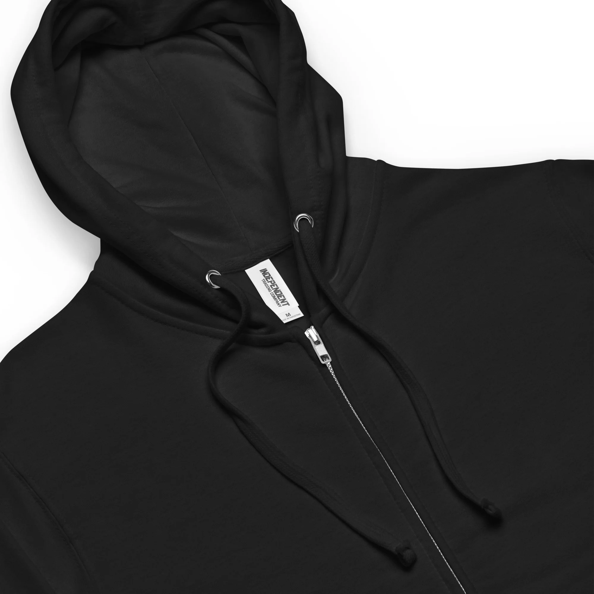 Luna Moth, Unisex Fleece Zip-Up Hoodie - Image 6