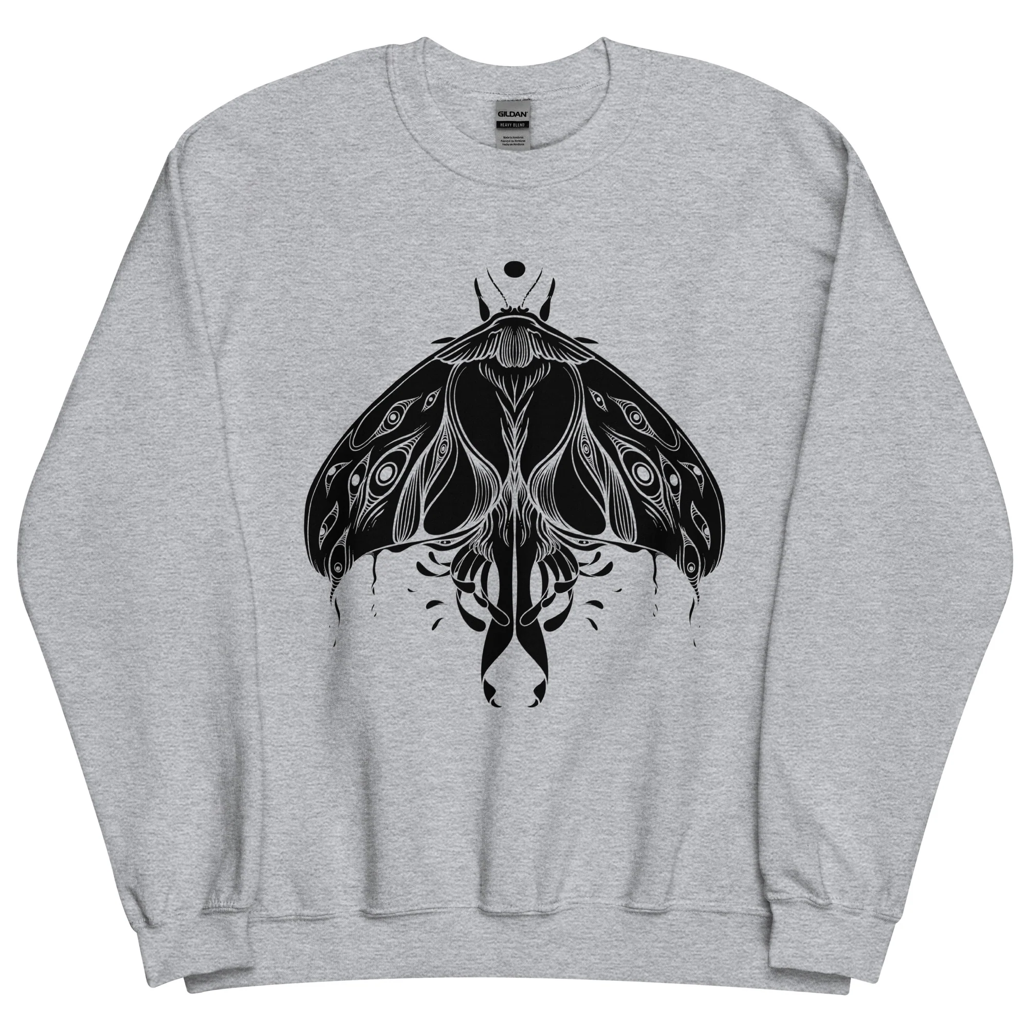 Luna Moth, Unisex Sweatshirt - Image 2