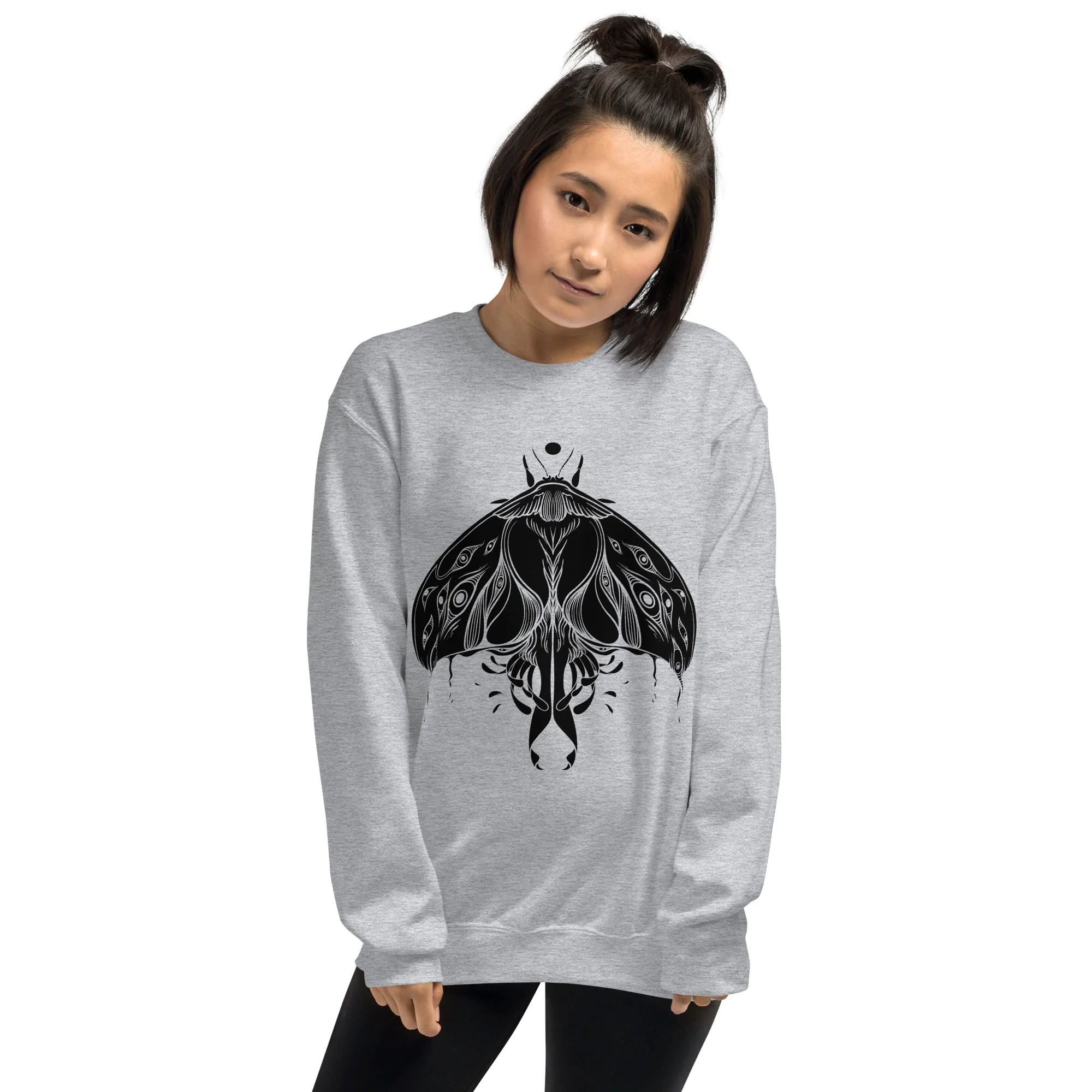 Luna Moth, Unisex Sweatshirt - Image 4