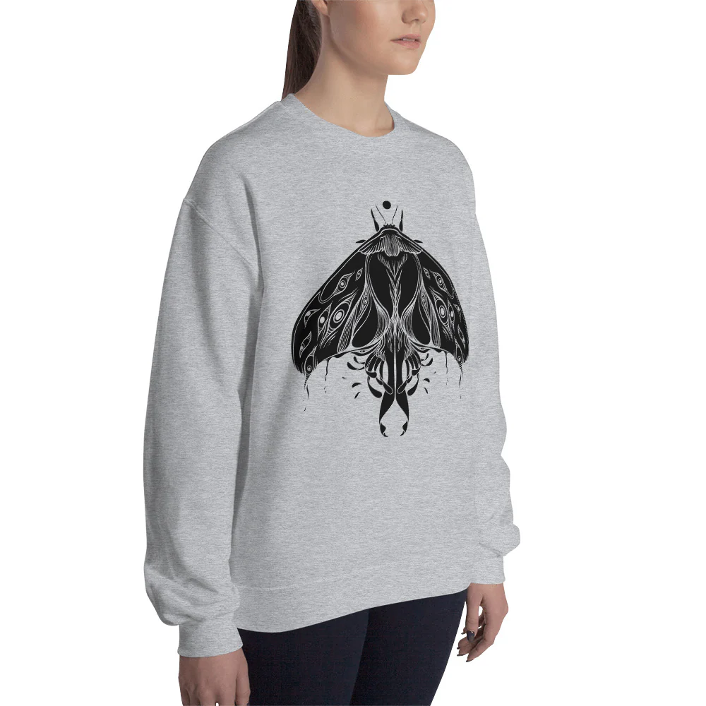 Luna Moth, Unisex Sweatshirt - Image 6