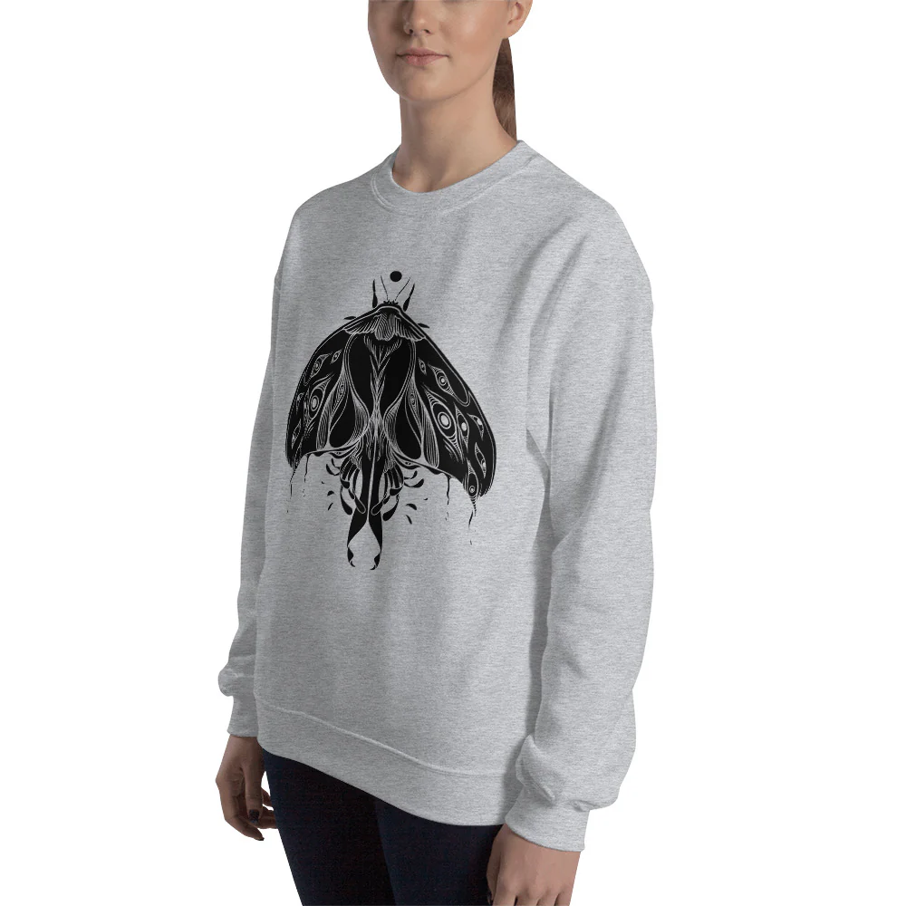 Luna Moth, Unisex Sweatshirt - Image 7