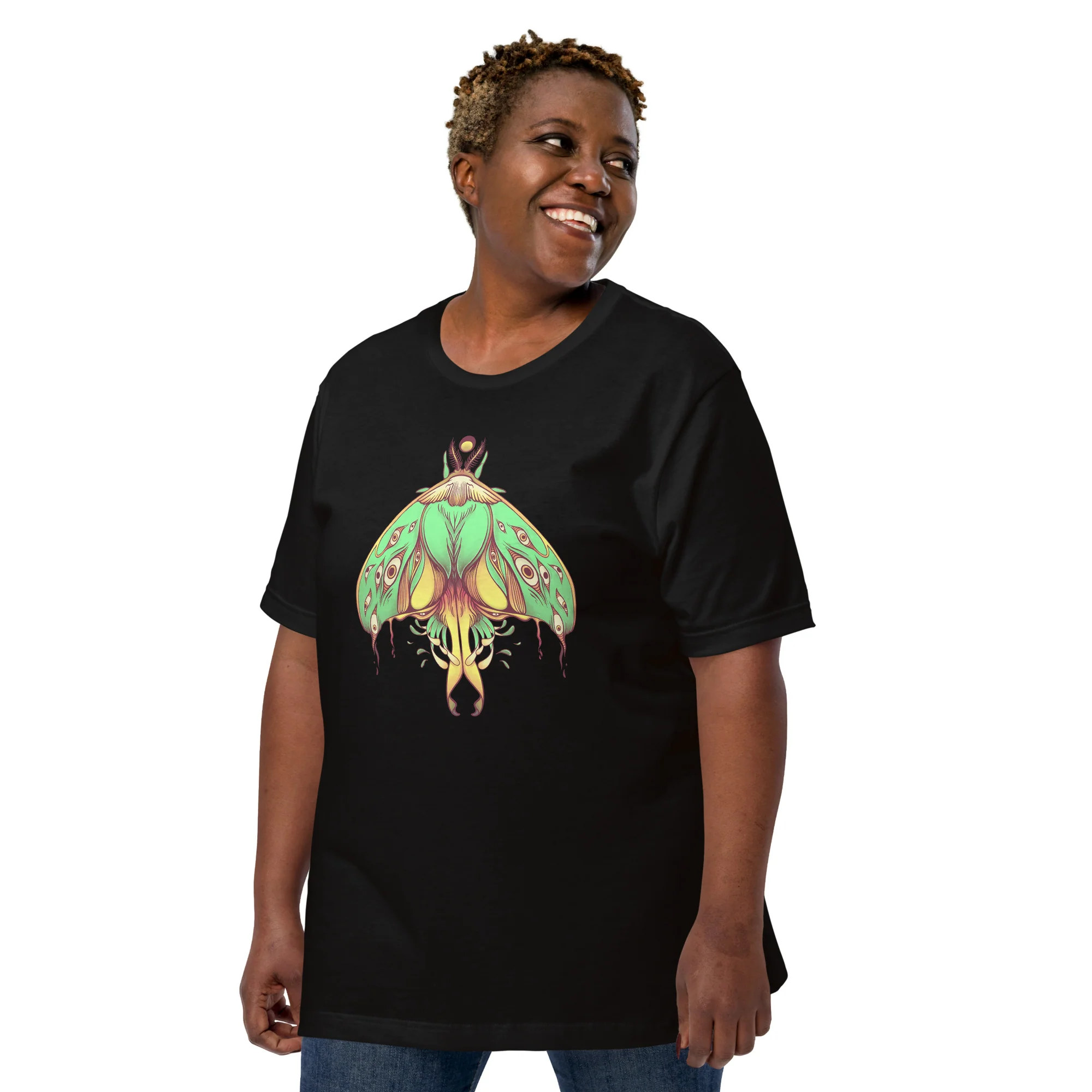 Luna Moth, Unisex T-Shirt - Image 8