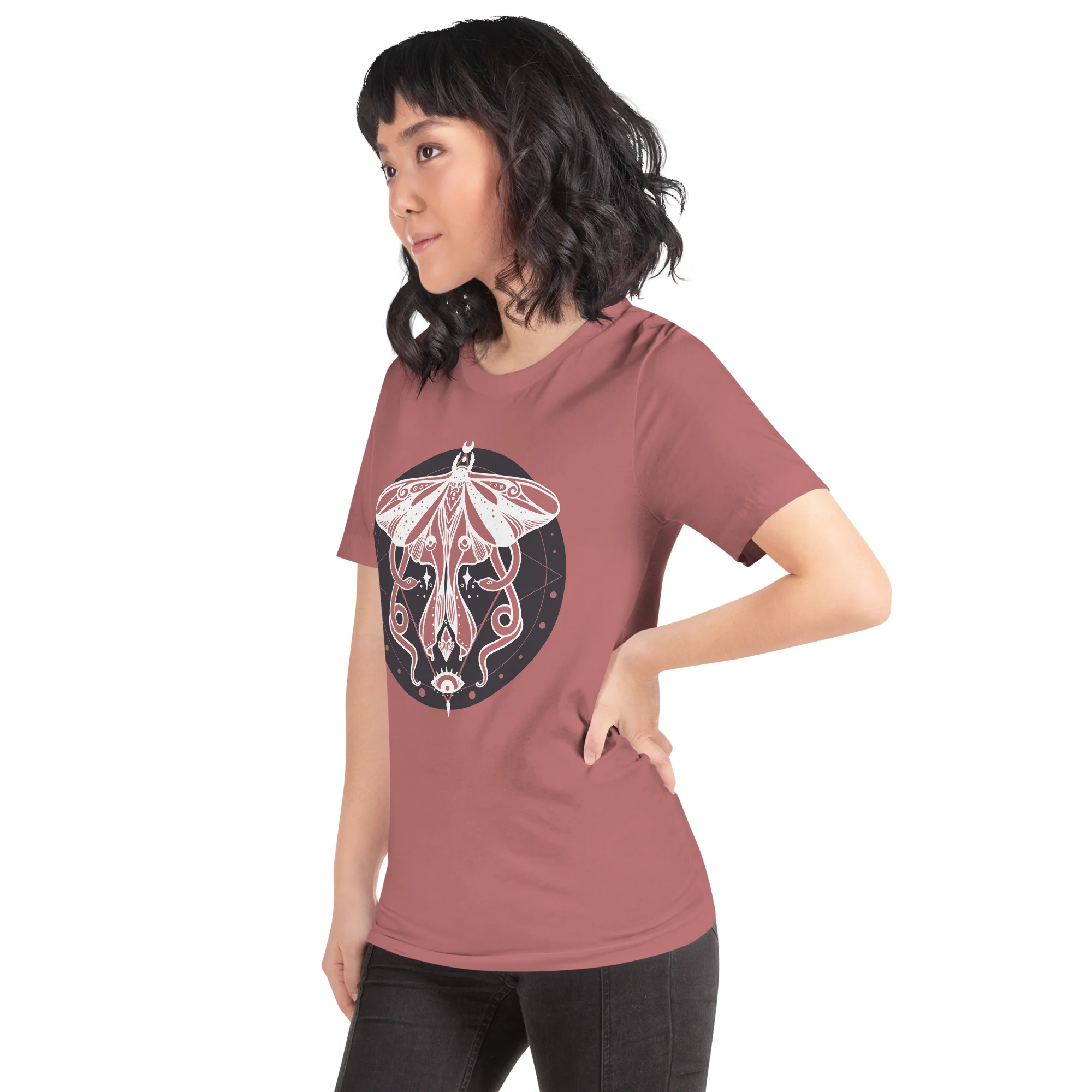 Magic Snake Moth, Unisex T-Shirt - Image 3