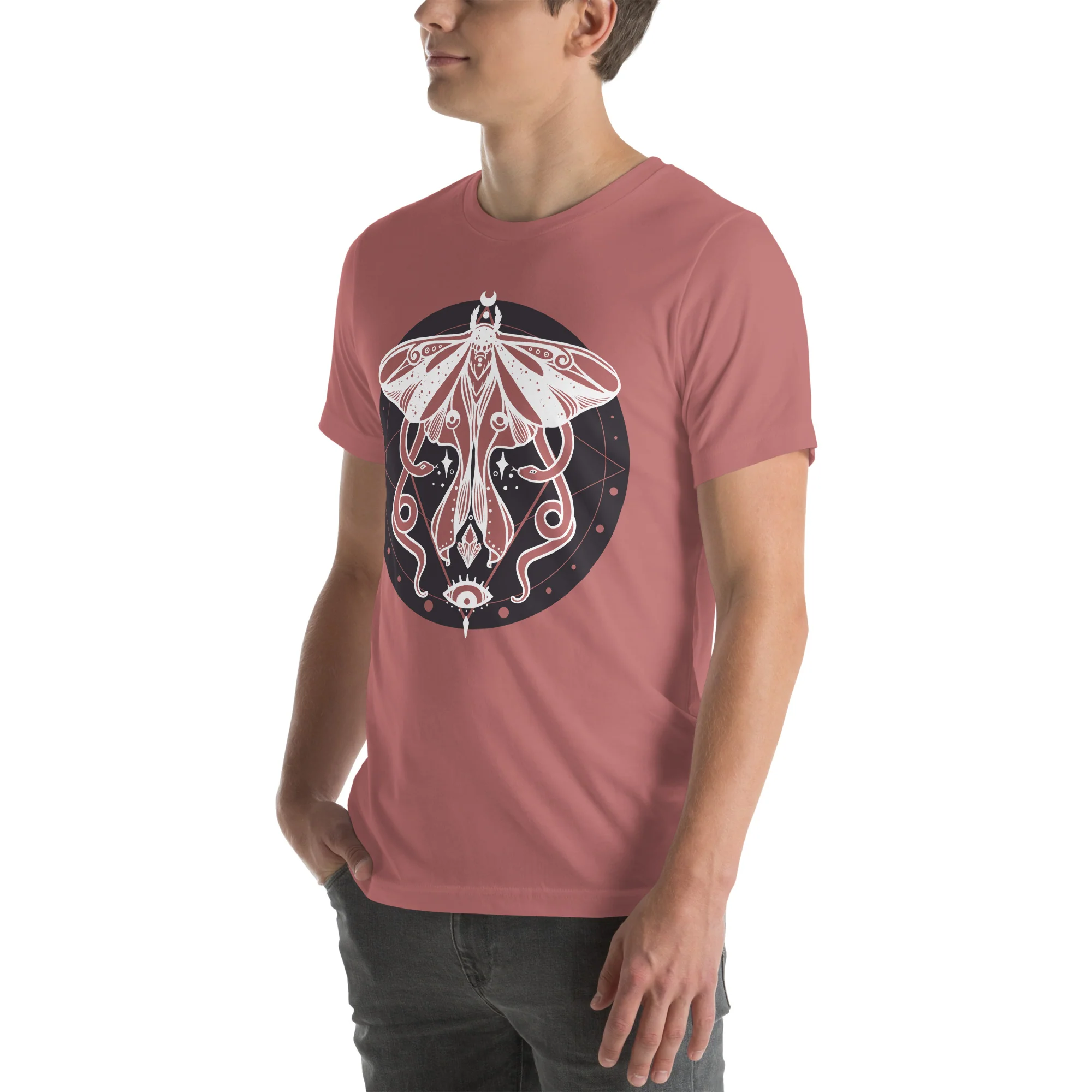 Magic Snake Moth, Unisex T-Shirt - Image 8