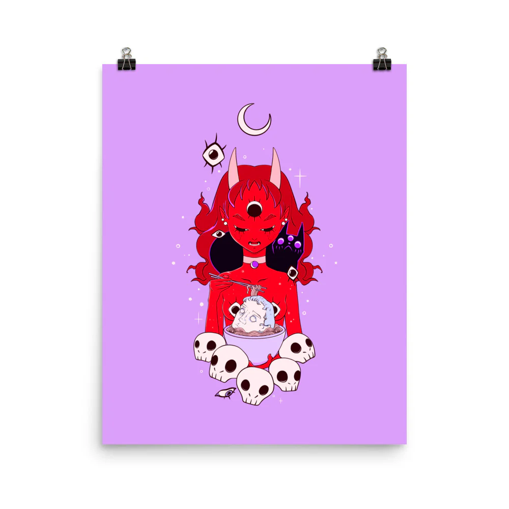 Maneater, Matte Art Print Poster - Image 8