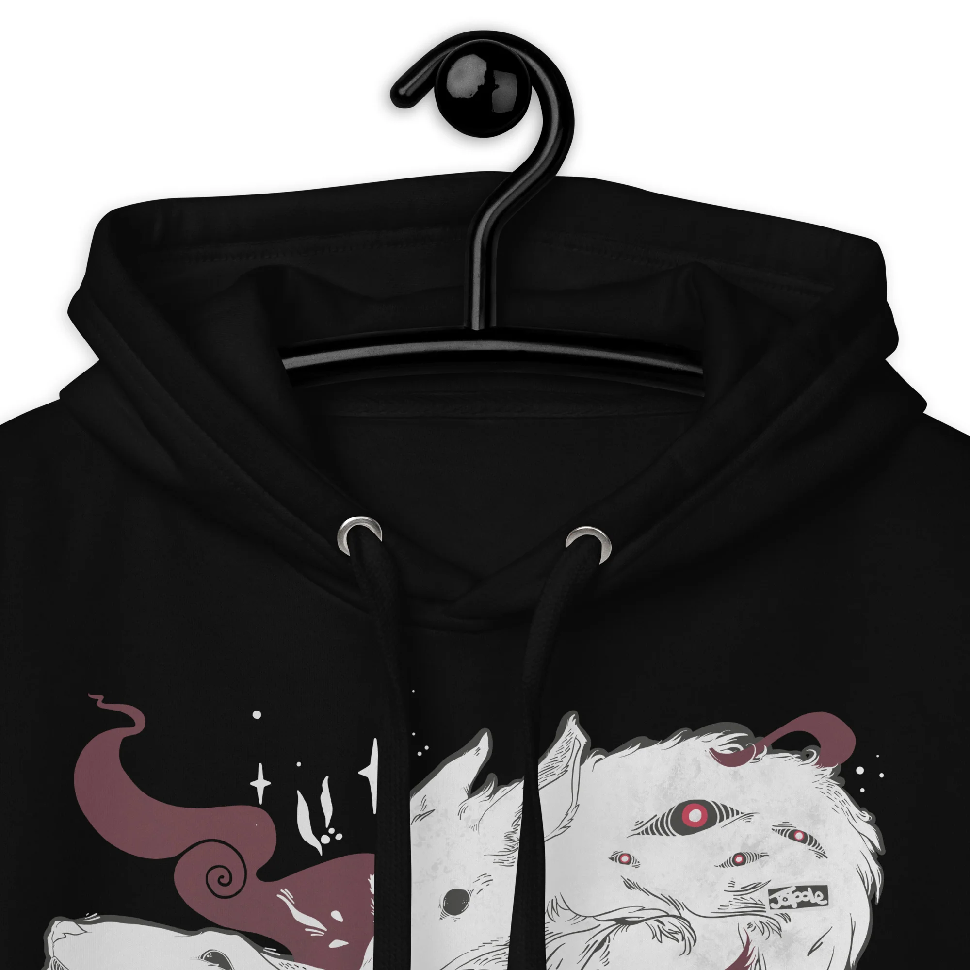 Many Eyes Many Wolves, Unisex Hoodie - Image 8