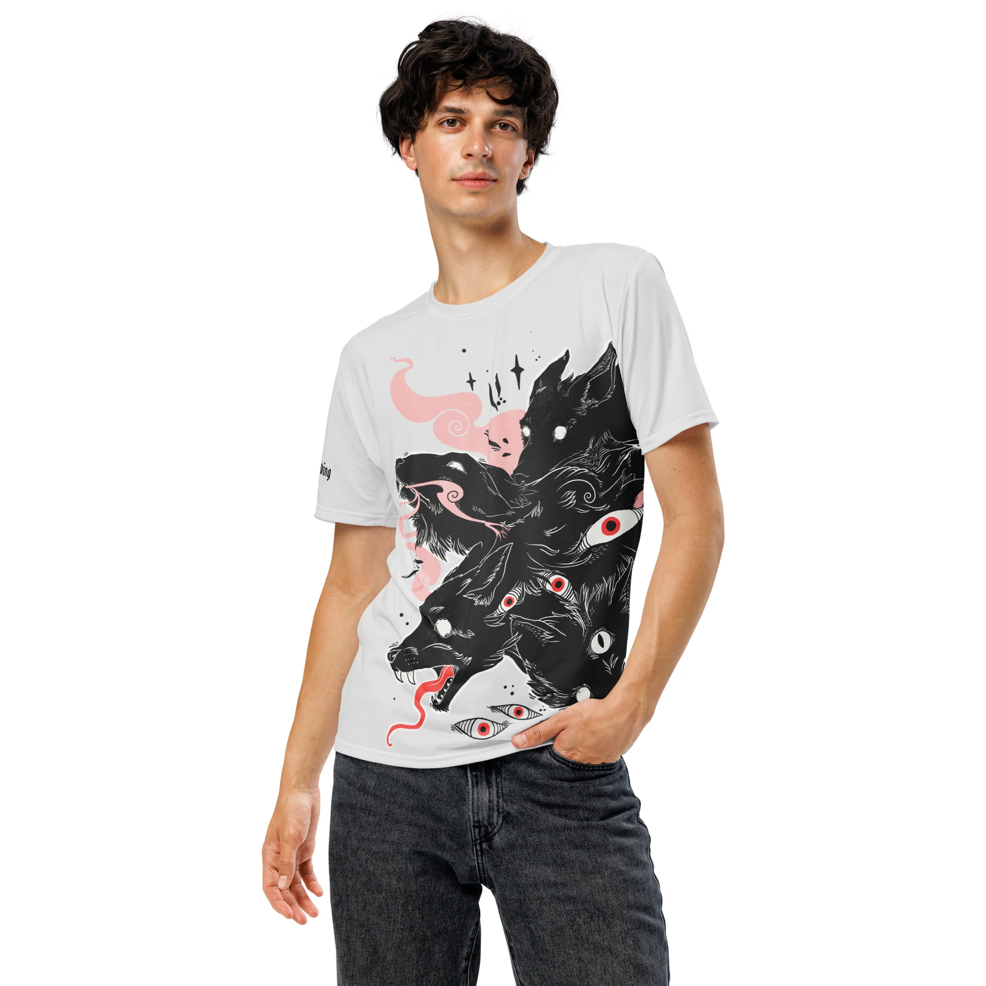 Many Wolves, Men's Sublimation T-Shirt - Image 3