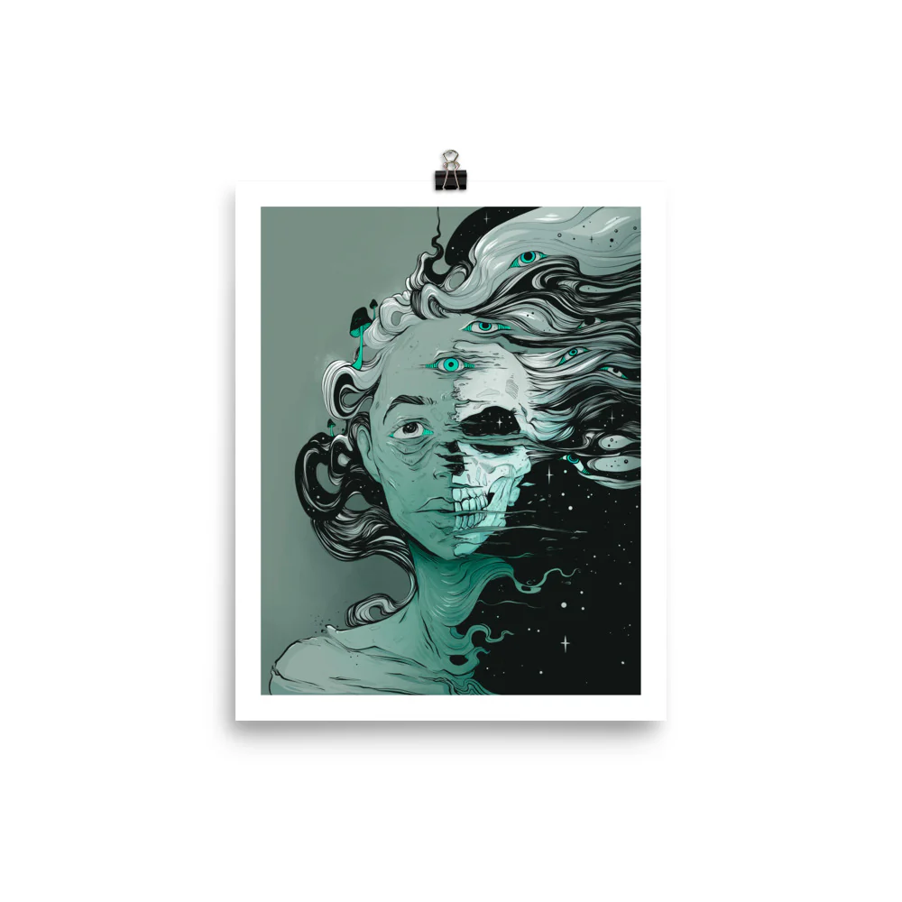 Memento Mori, Matte Art Print Poster - Image 2