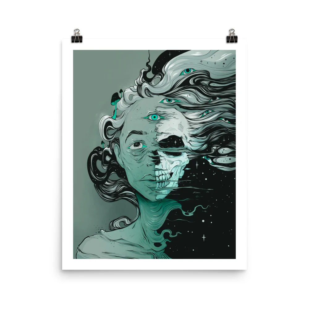 Memento Mori, Matte Art Print Poster - Image 3