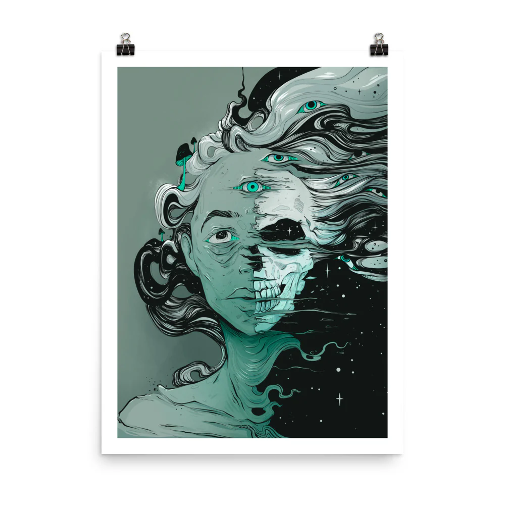 Memento Mori, Matte Art Print Poster - Image 4