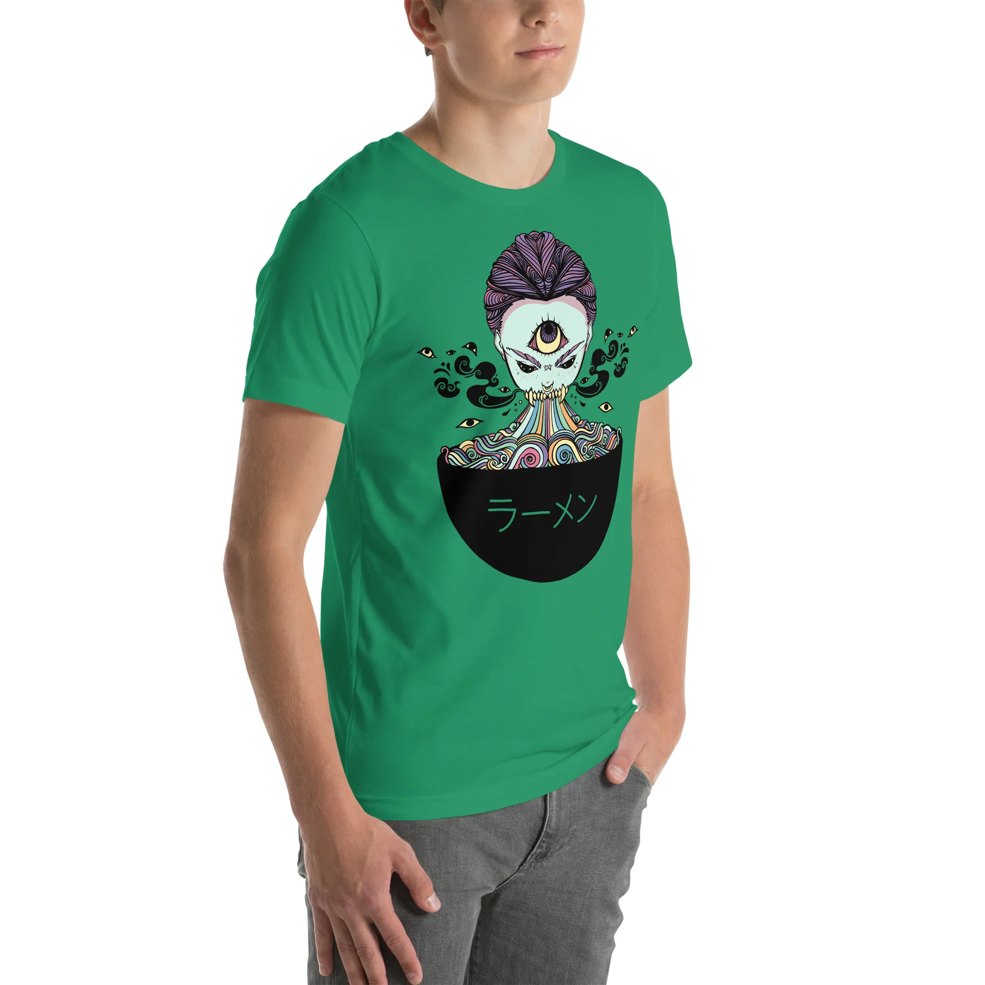 Monster Girl Ramen, Unisex T-Shirt - Image 2
