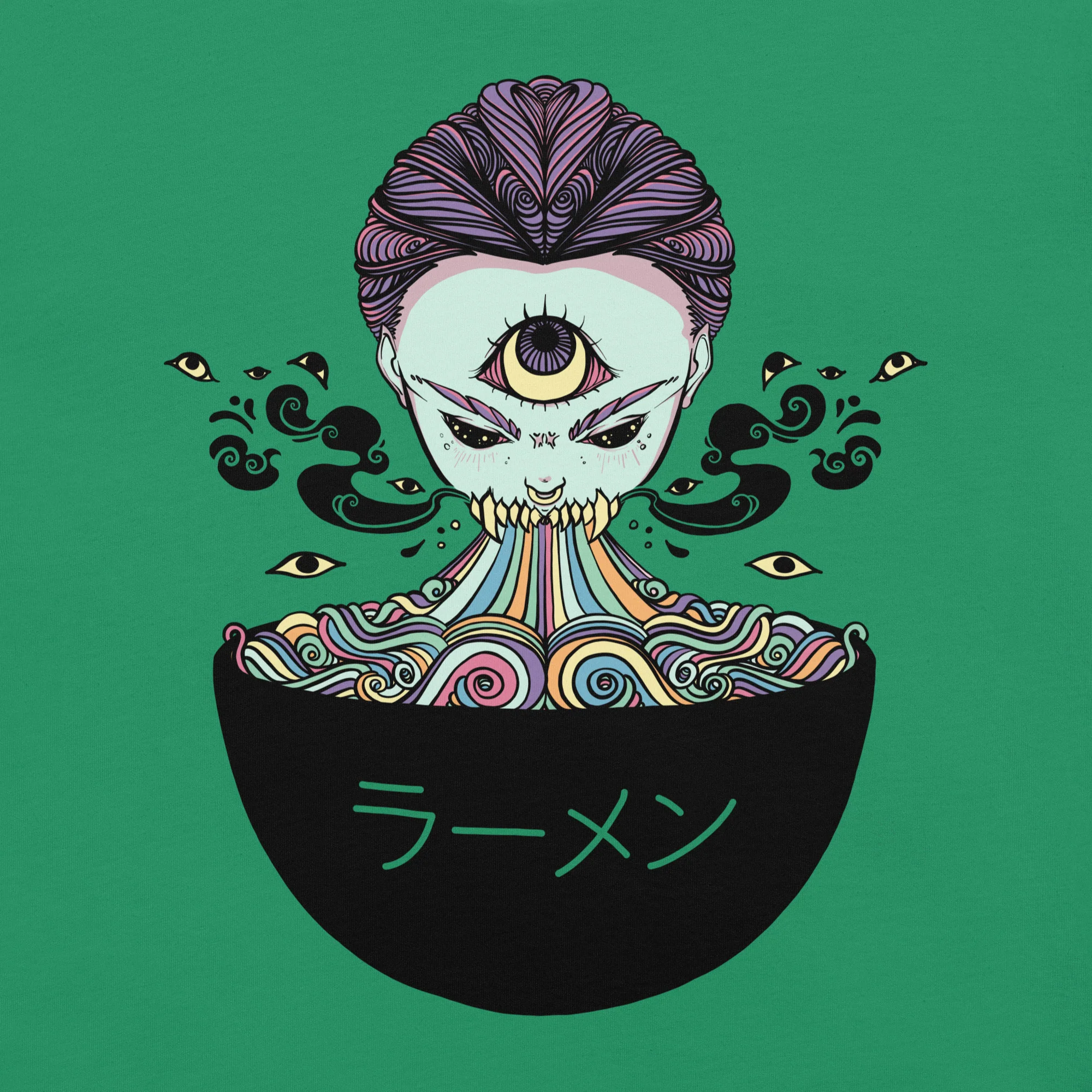 Monster Girl Ramen, Unisex T-Shirt - Image 6