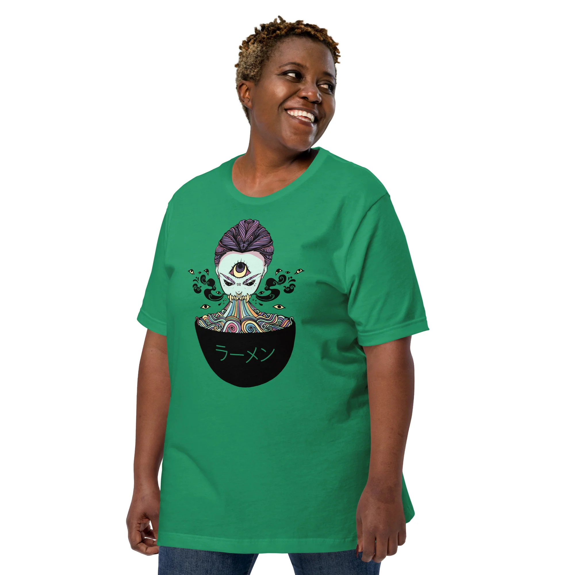 Monster Girl Ramen, Unisex T-Shirt - Image 7