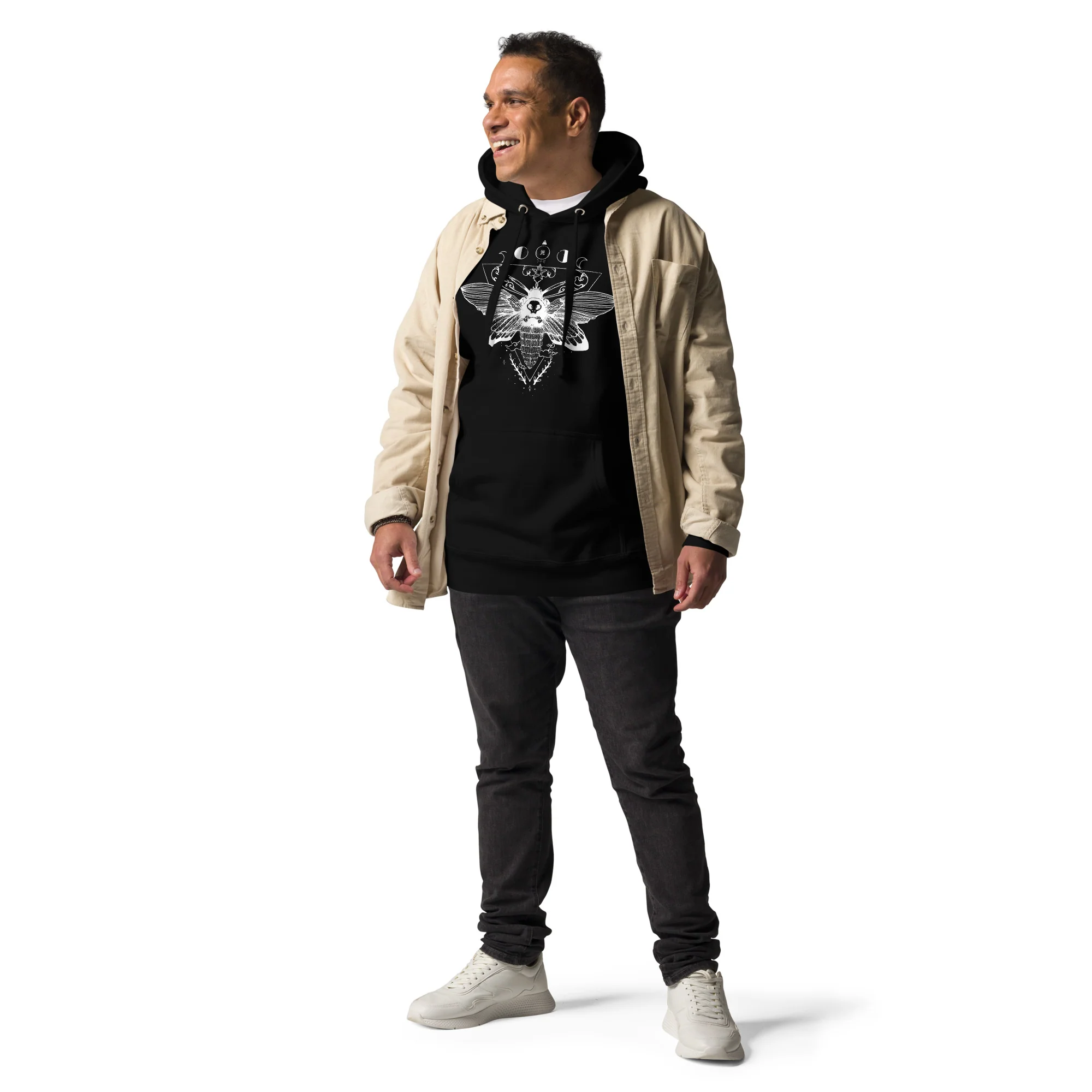 Moth, Unisex Hoodie - Image 10