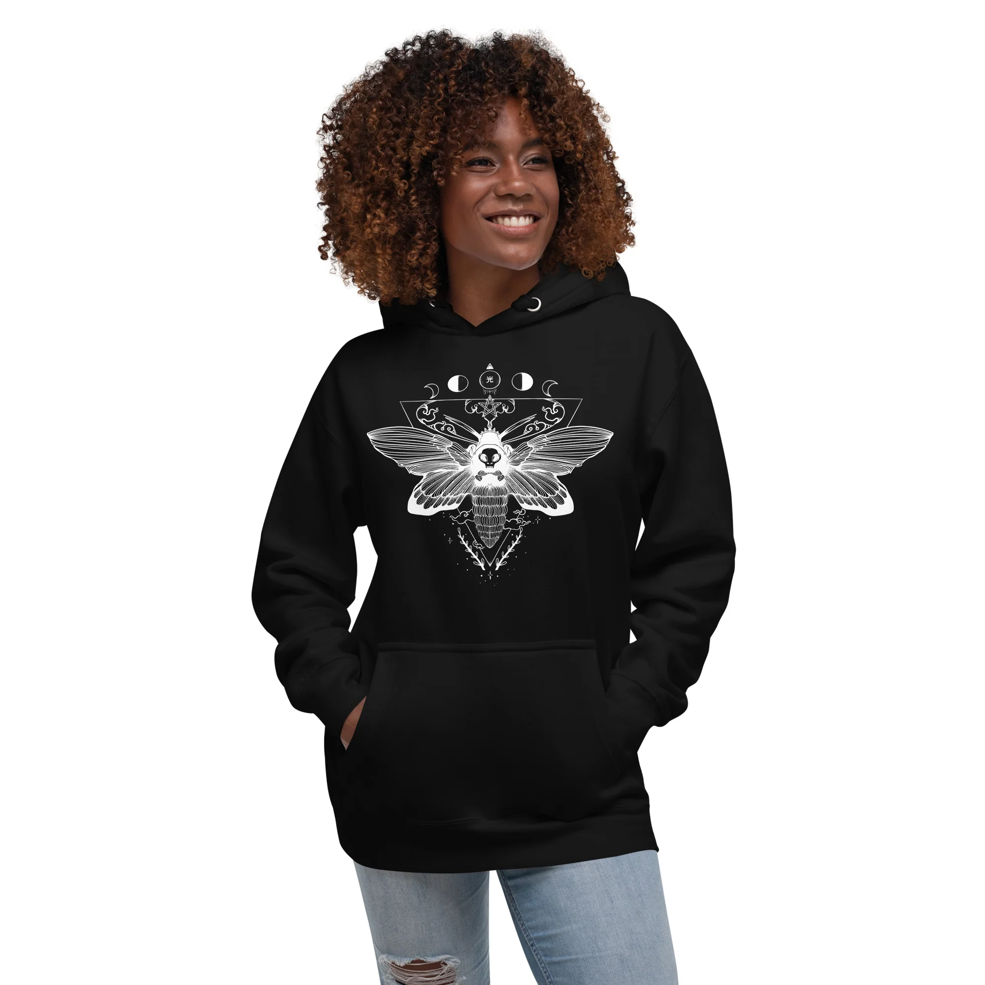 Moth, Unisex Hoodie - Image 12