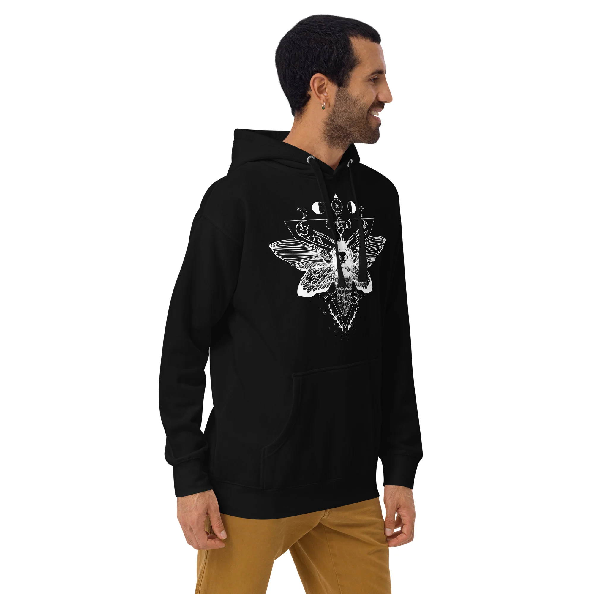 Moth, Unisex Hoodie - Image 6