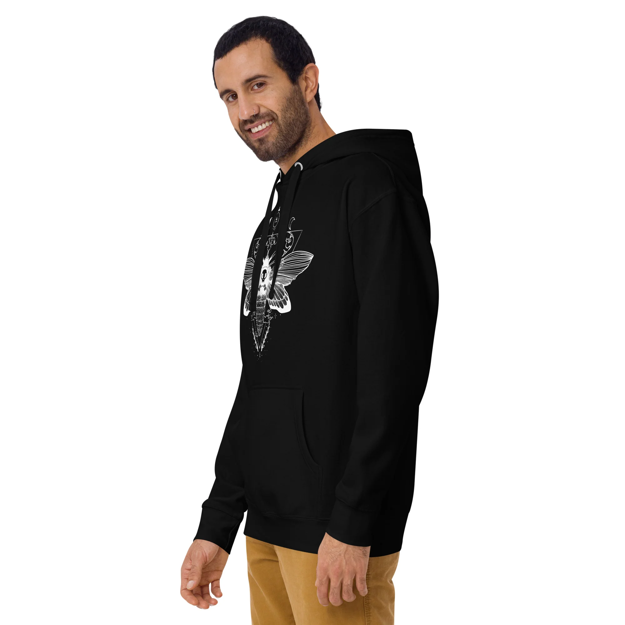 Moth, Unisex Hoodie - Image 7