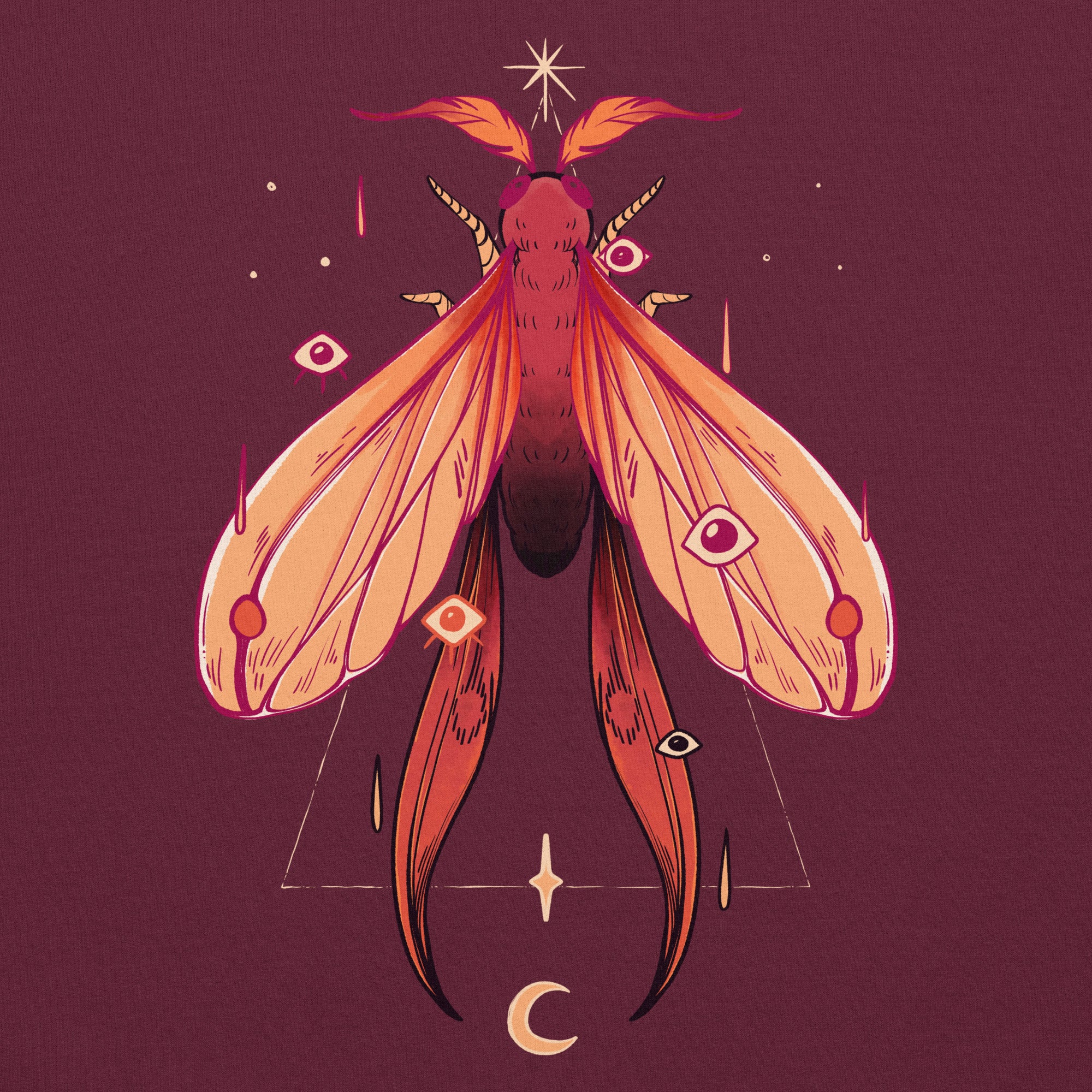 Moth, Unisex Sweatshirt - Image 2