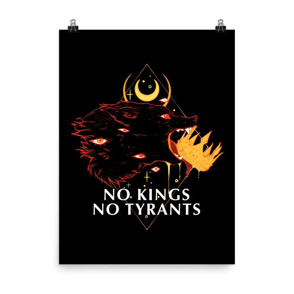 No Kings, Matte Art Print Poster - Image 2
