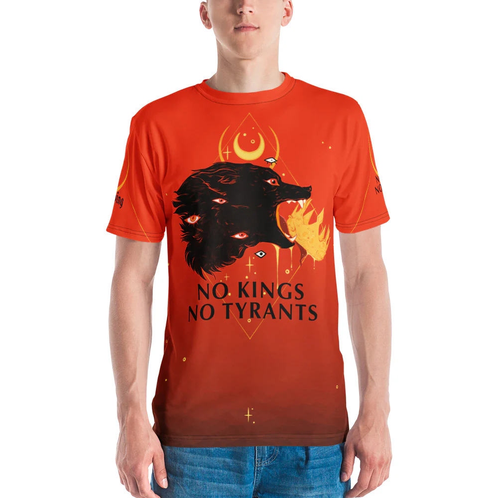 No Kings No Tyrants, Men's Sublimation T-Shirt - Image 5