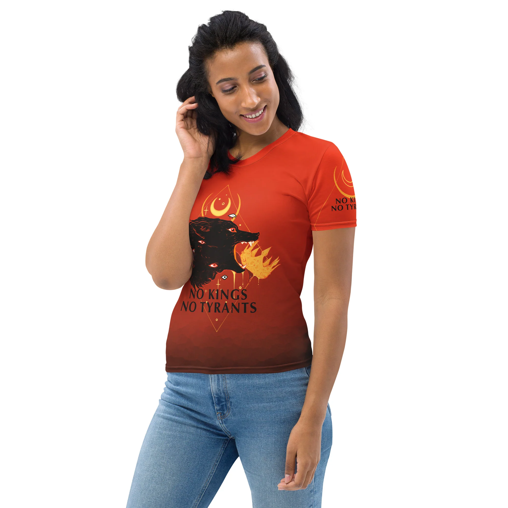 No Kings No Tyrants, Women's Sublimation T-Shirt - Image 3