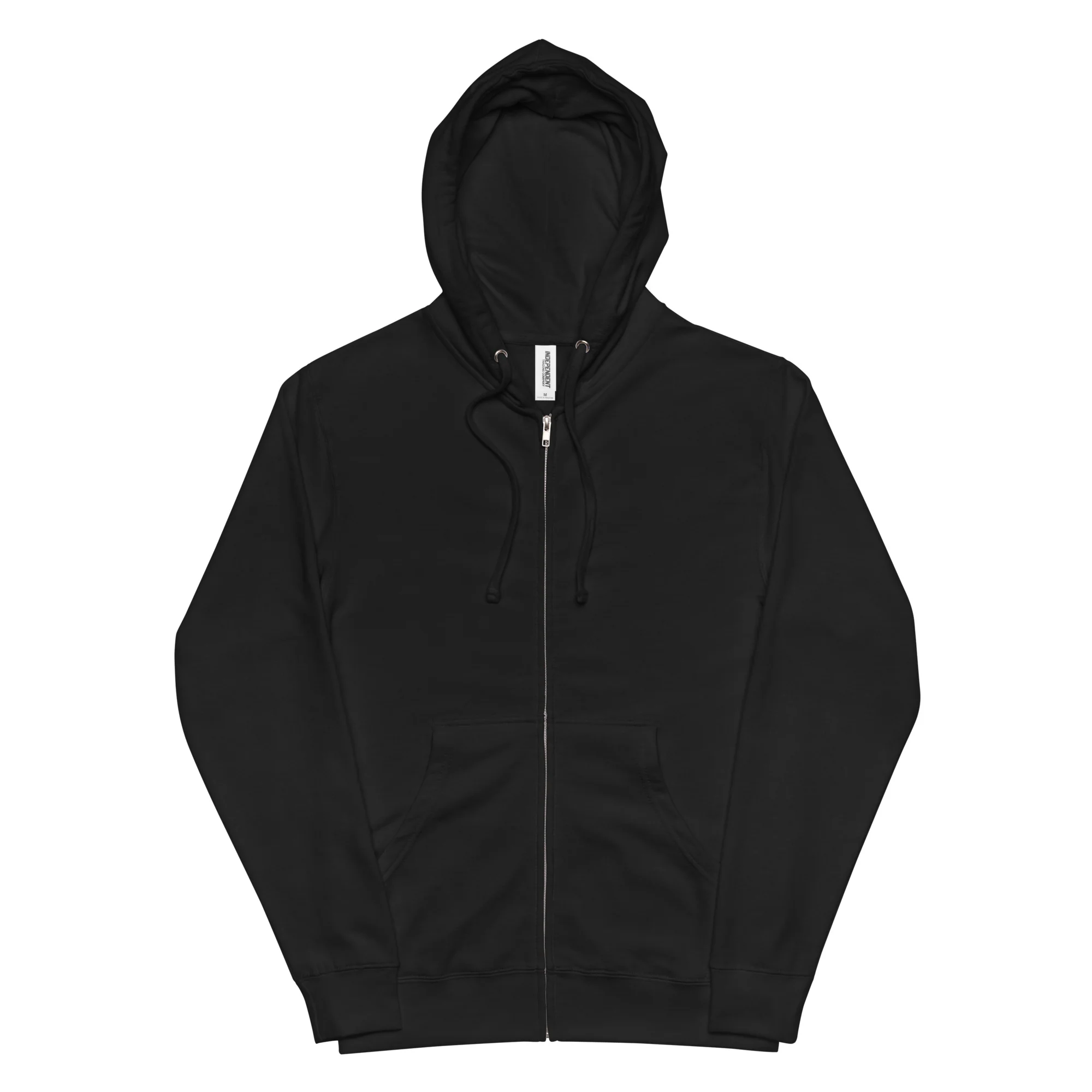 No Kings Wolf, Unisex Fleece Zip-Up Hoodie - Image 8